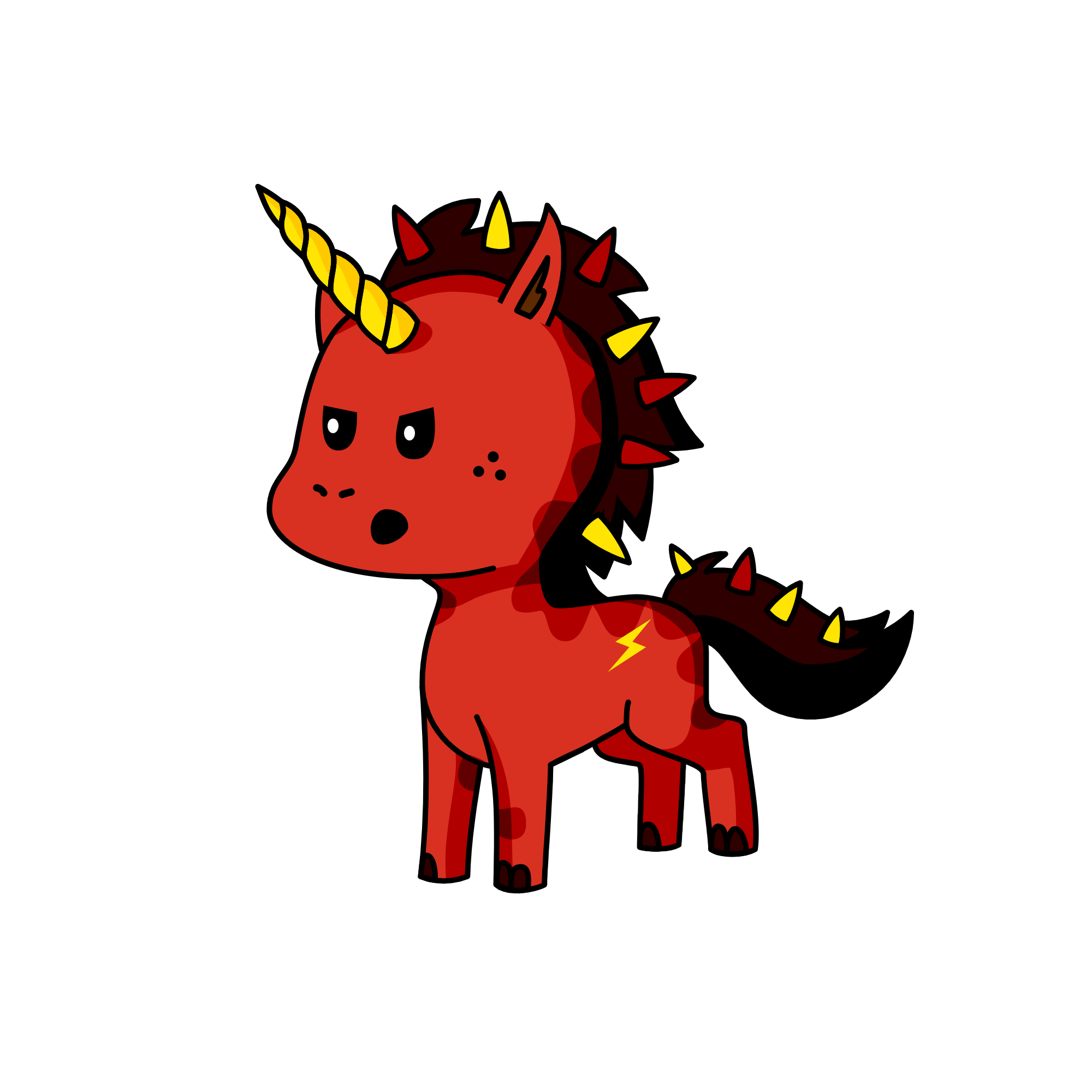 Deviler, the unicorn