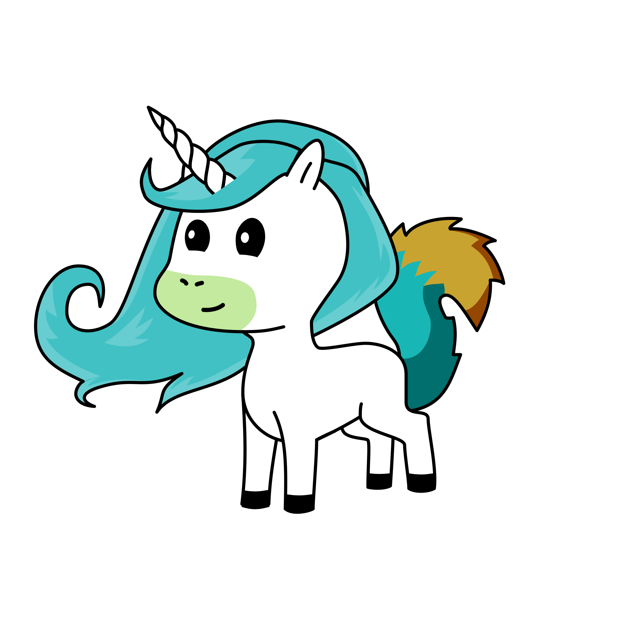 Molly green, the unicorn