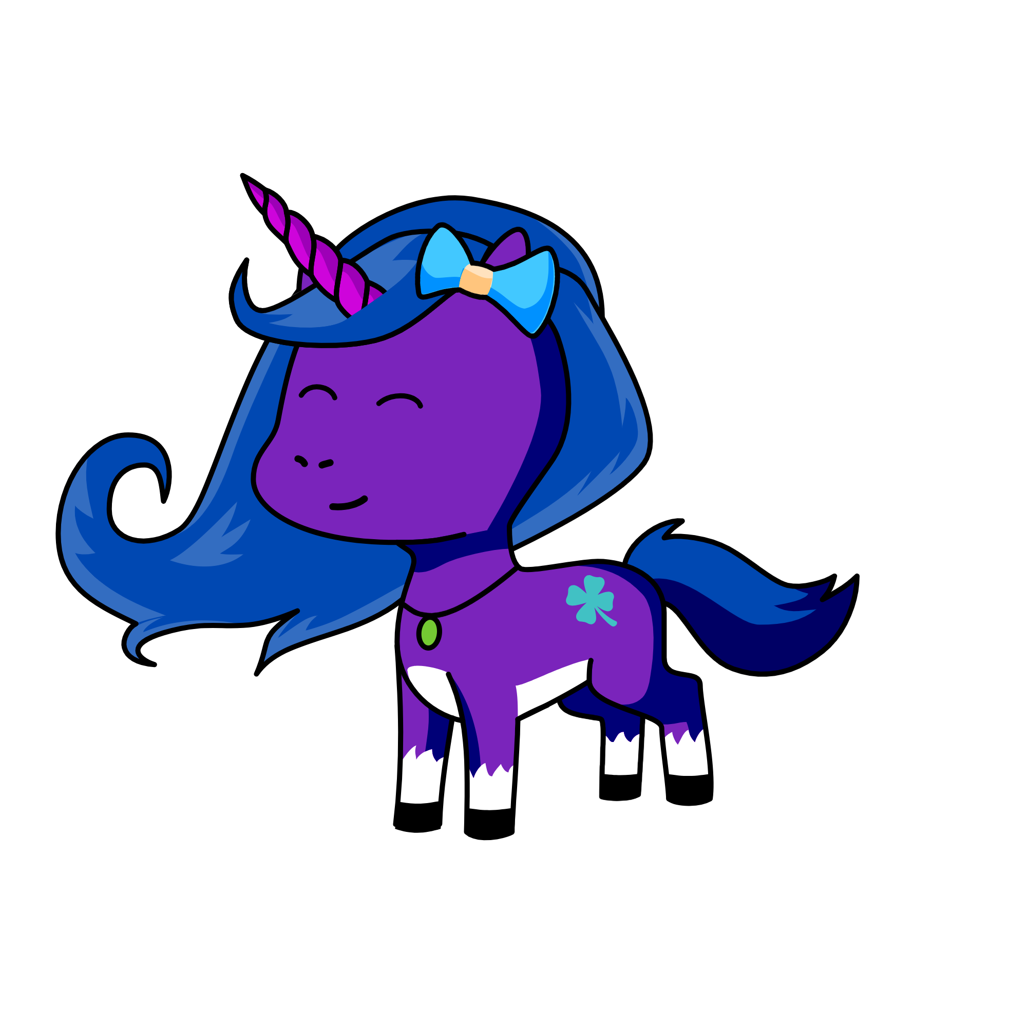 Lucky, the unicorn