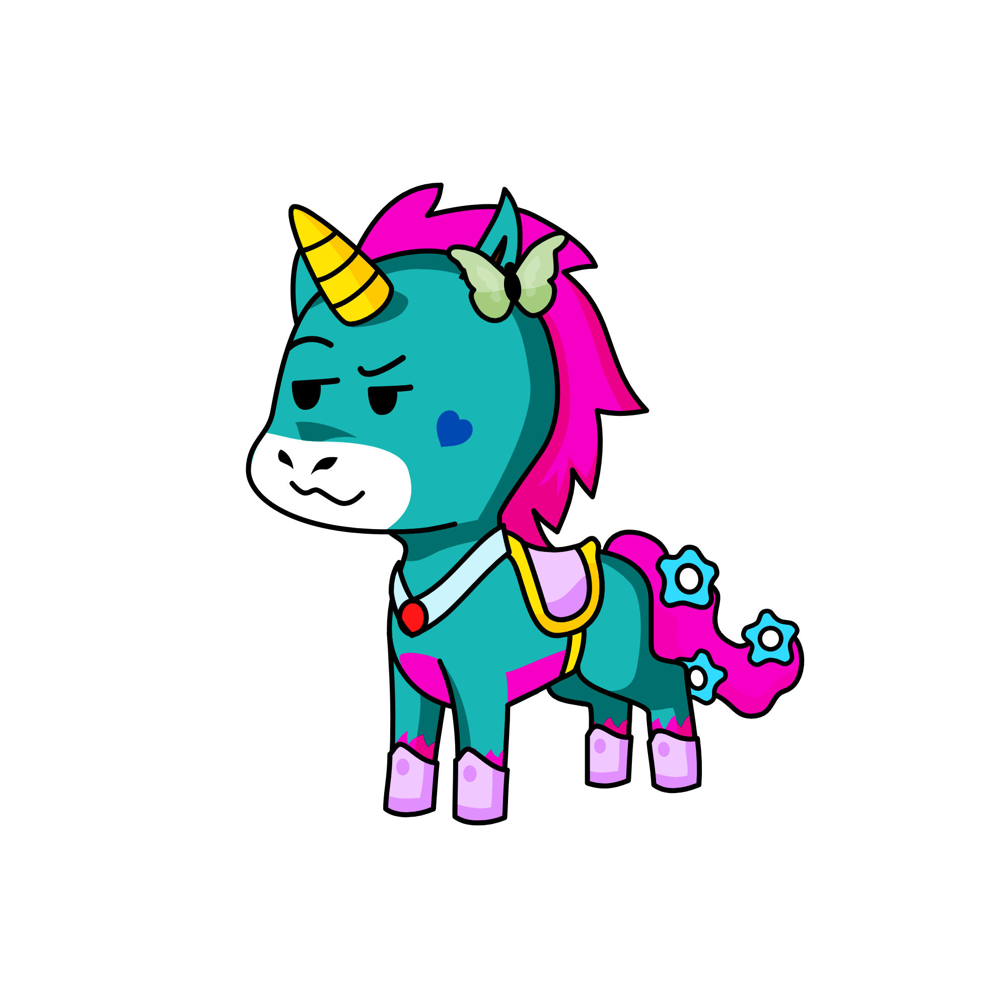 ocaca means pp, the unicorn