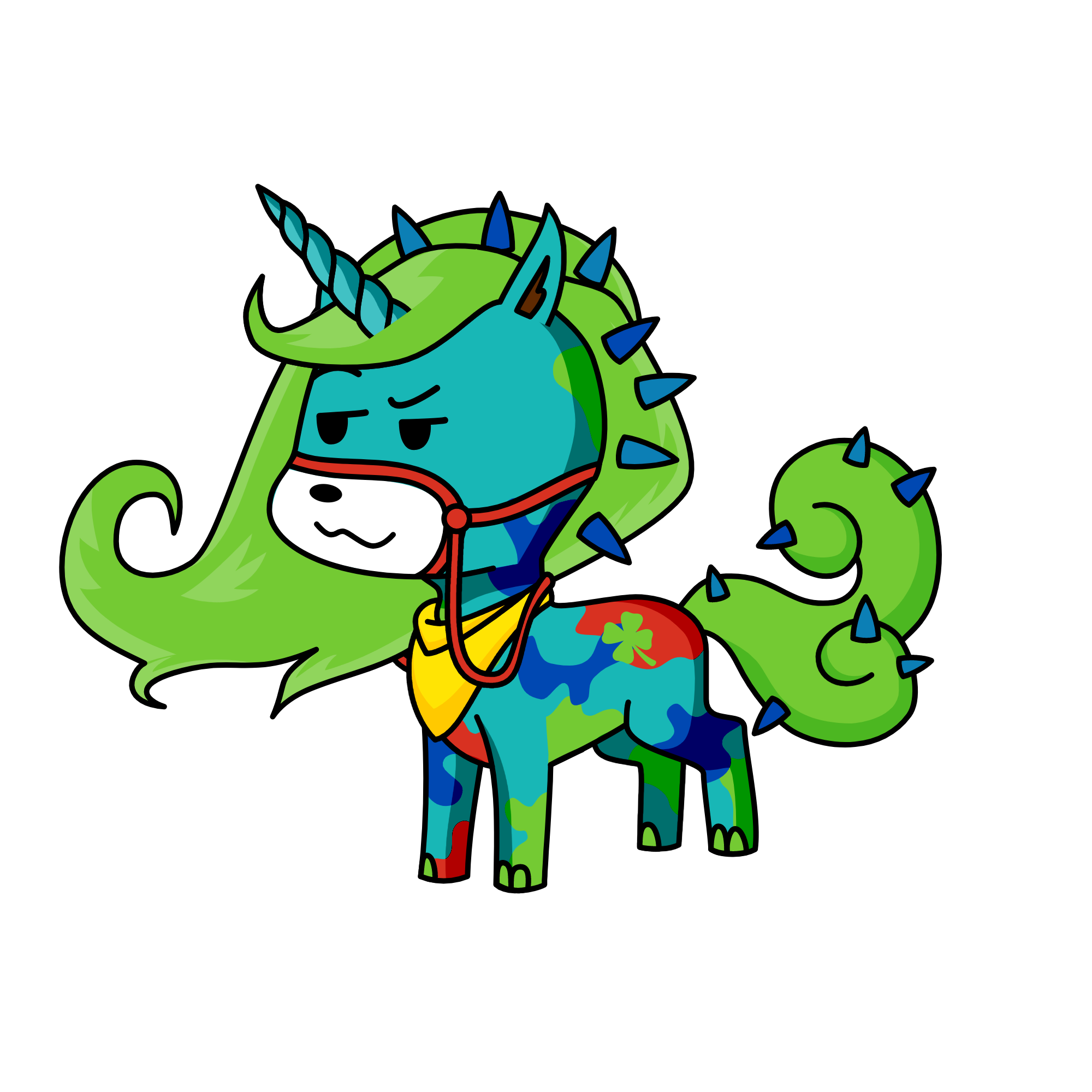 Earthy, the unicorn