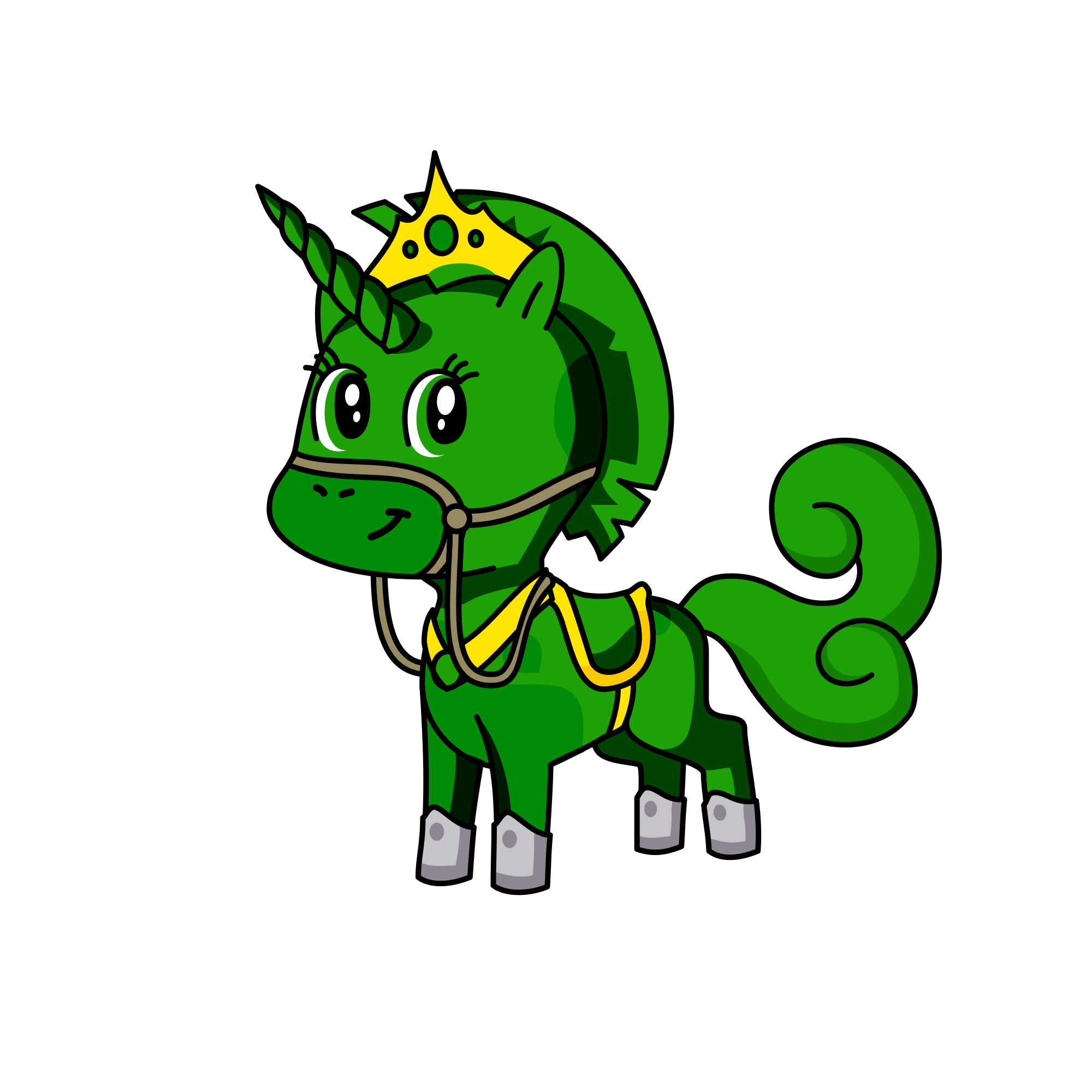 Emerald, the unicorn