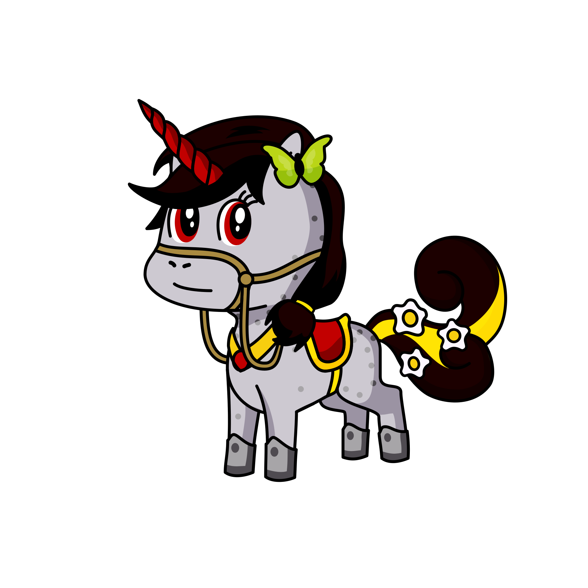 Garnet, the unicorn