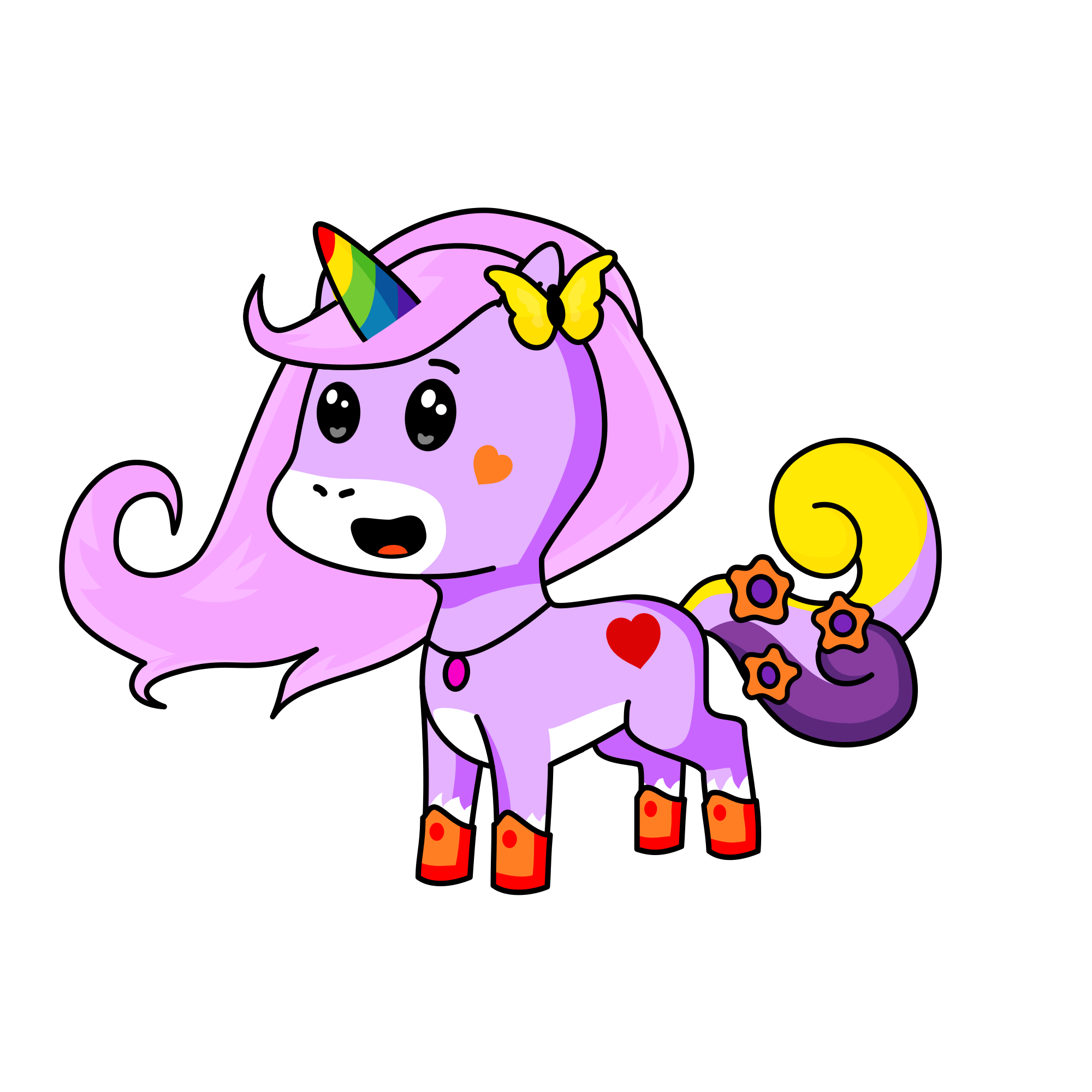 Candy, the unicorn