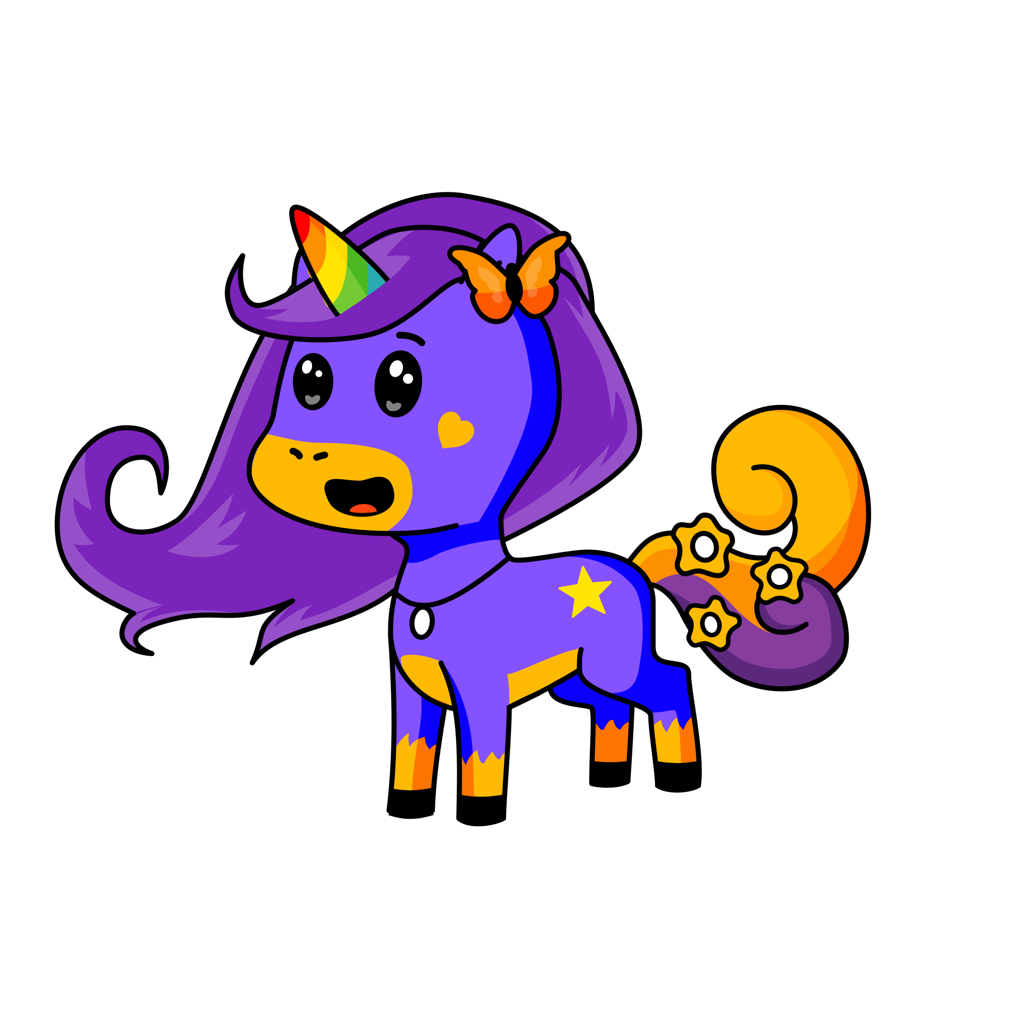 Moon, the unicorn