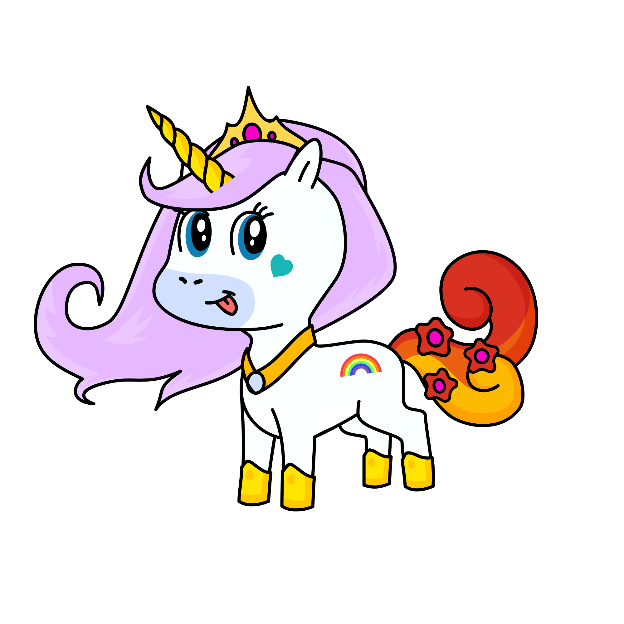 unicorn rainbow, the unicorn