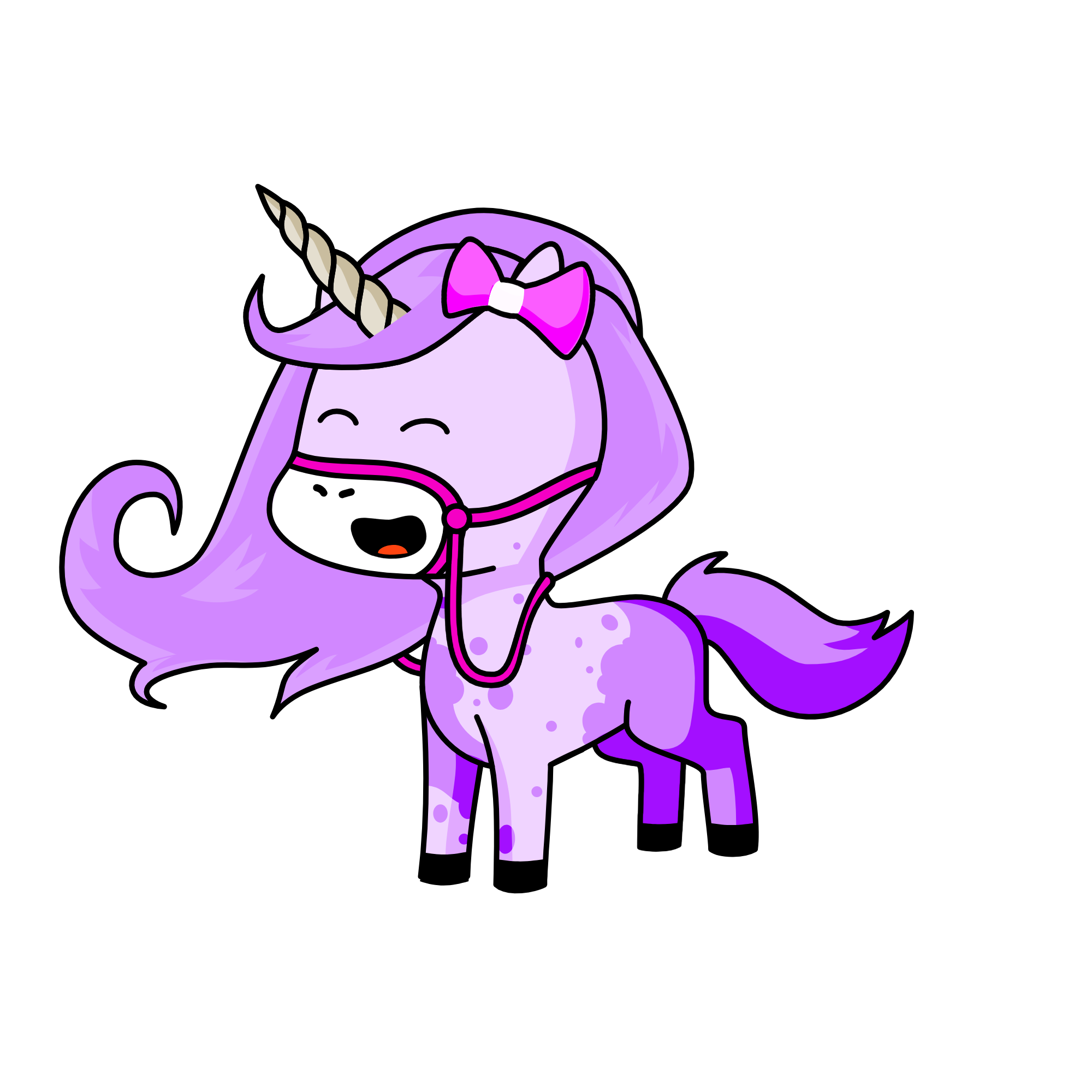 skibidi gyat purple, the unicorn