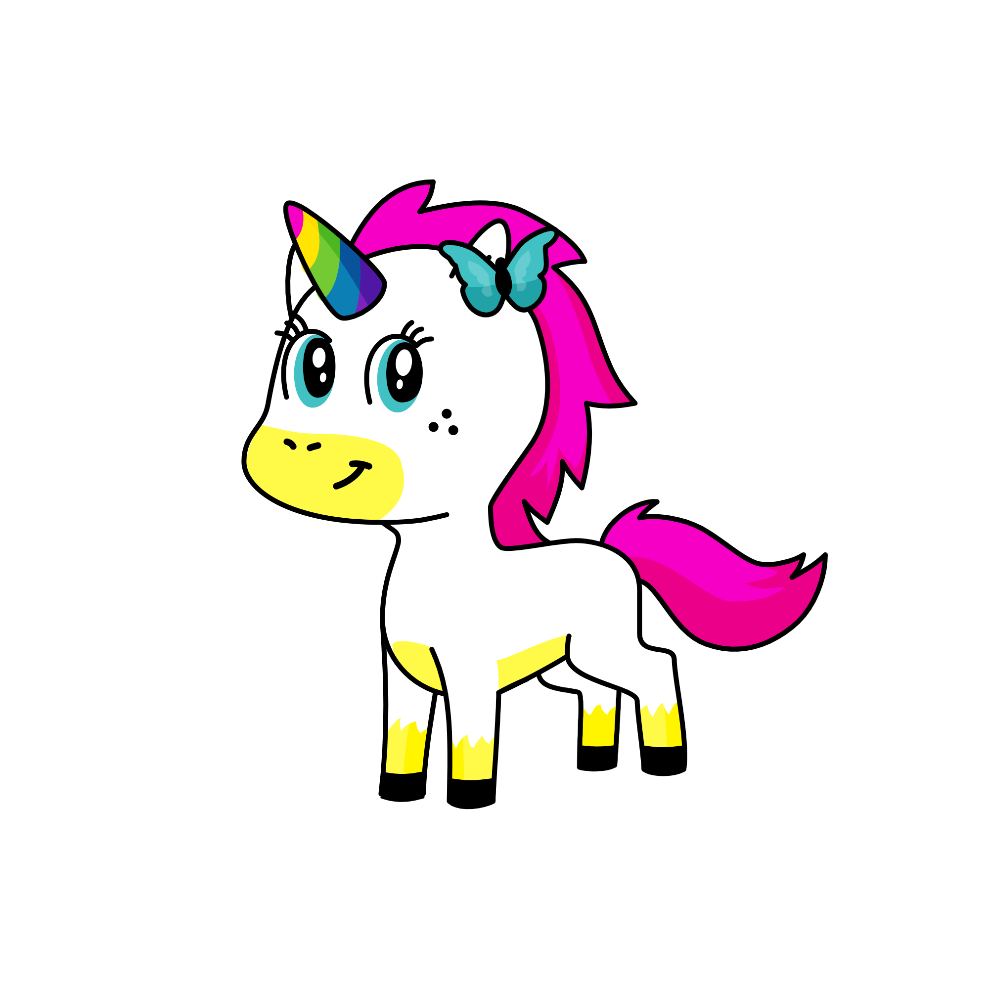 little oops baby, the unicorn