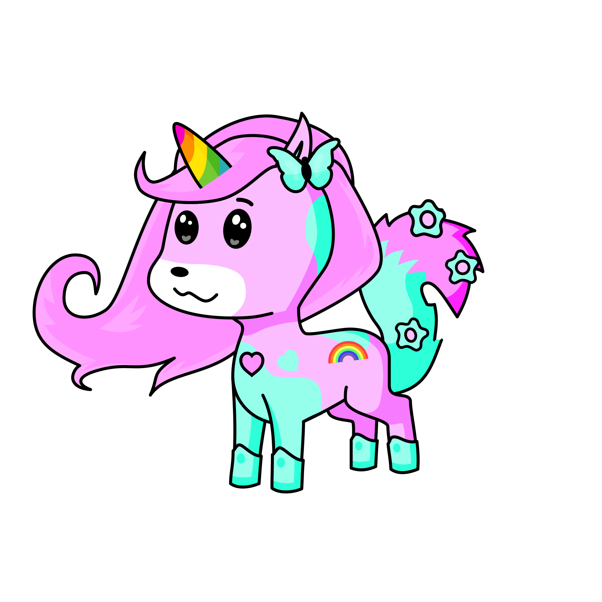 Cupkitty, the unicorn