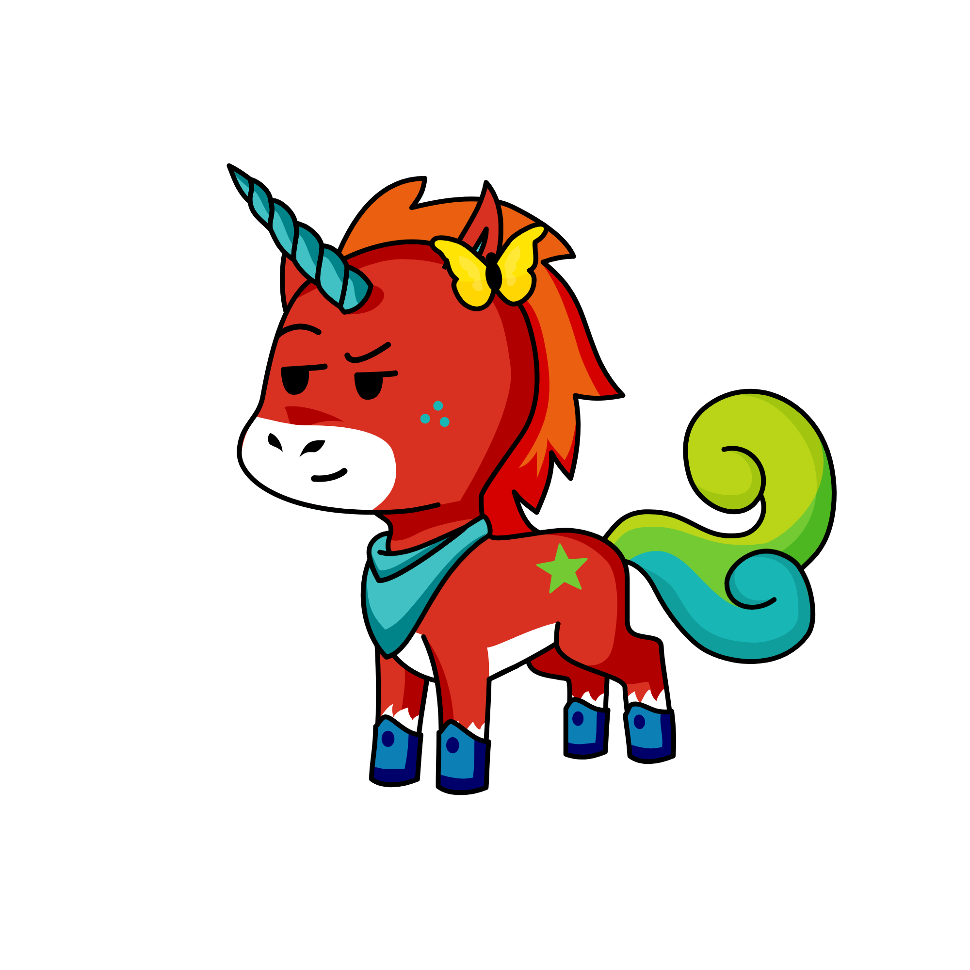 dddd, the unicorn