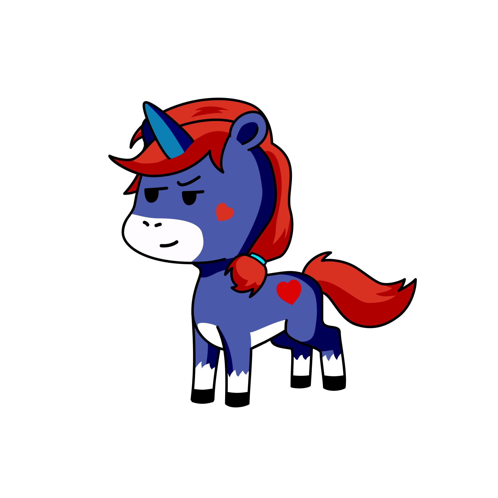 Bingo, the unicorn