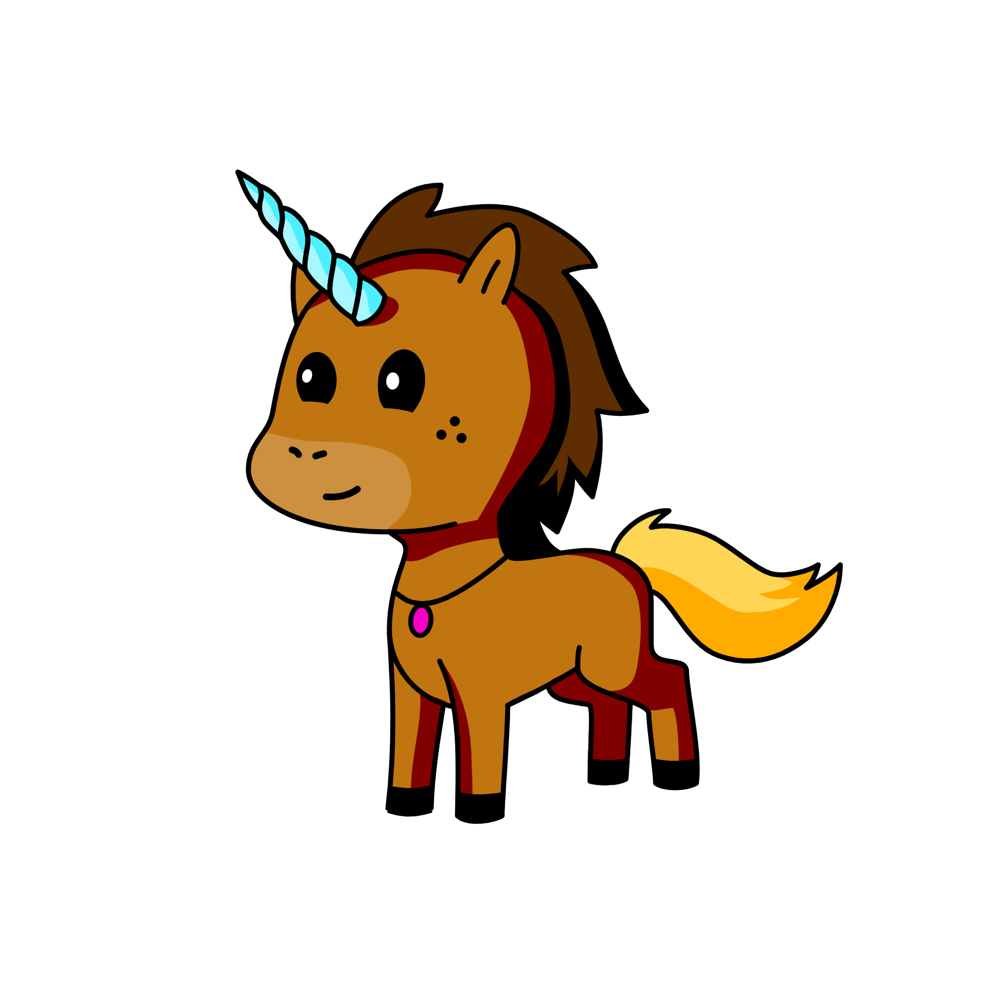 unni the unicorn, the unicorn