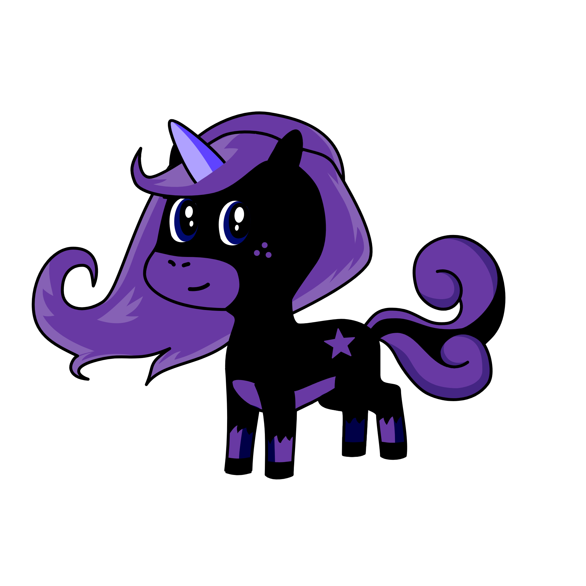 Estrela da Noite, the unicorn
