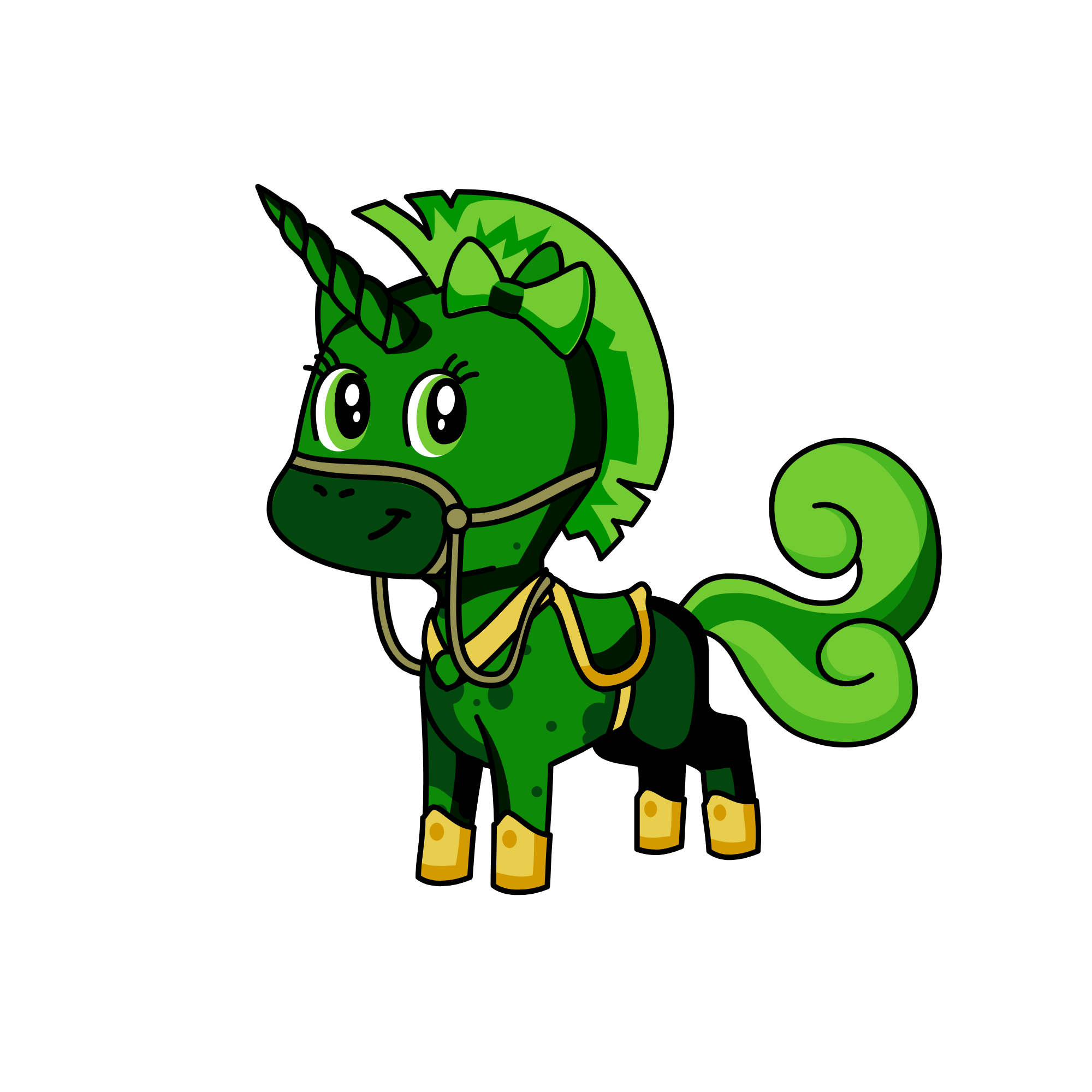 Emerald, the unicorn