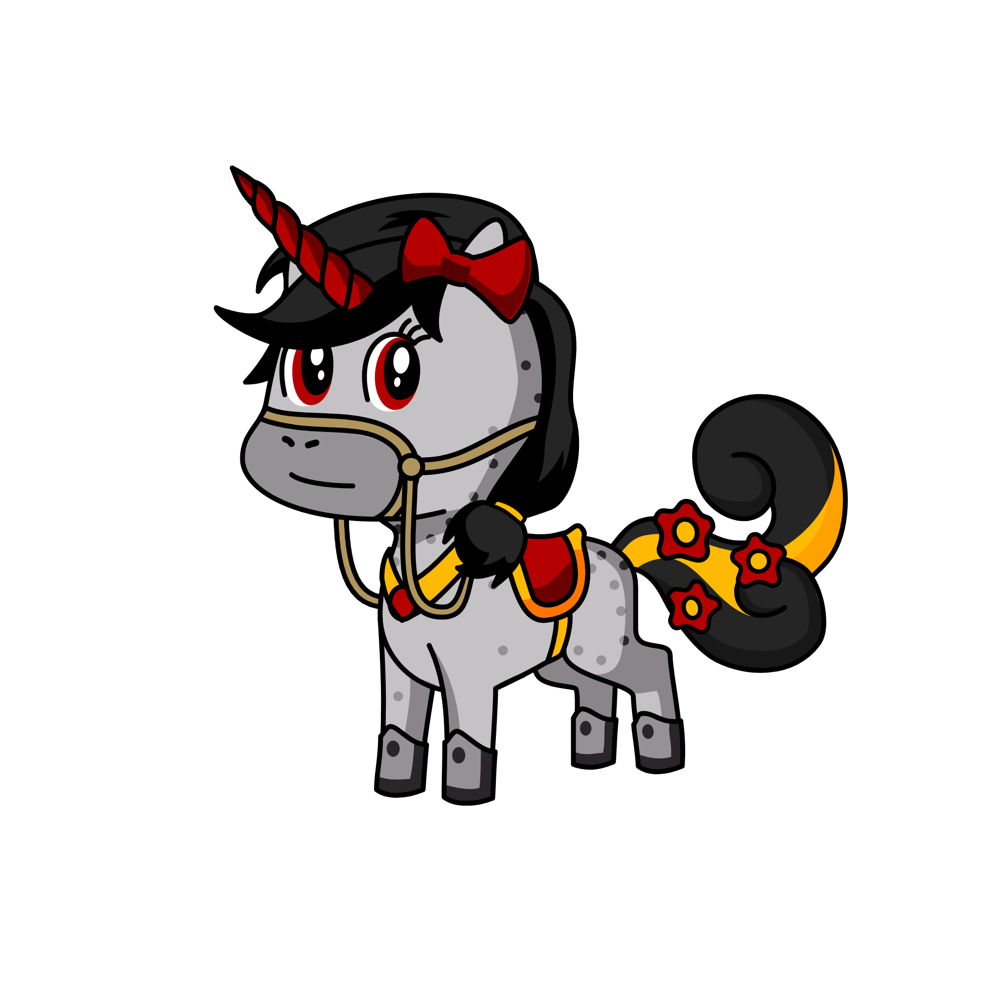 Garnet, the unicorn