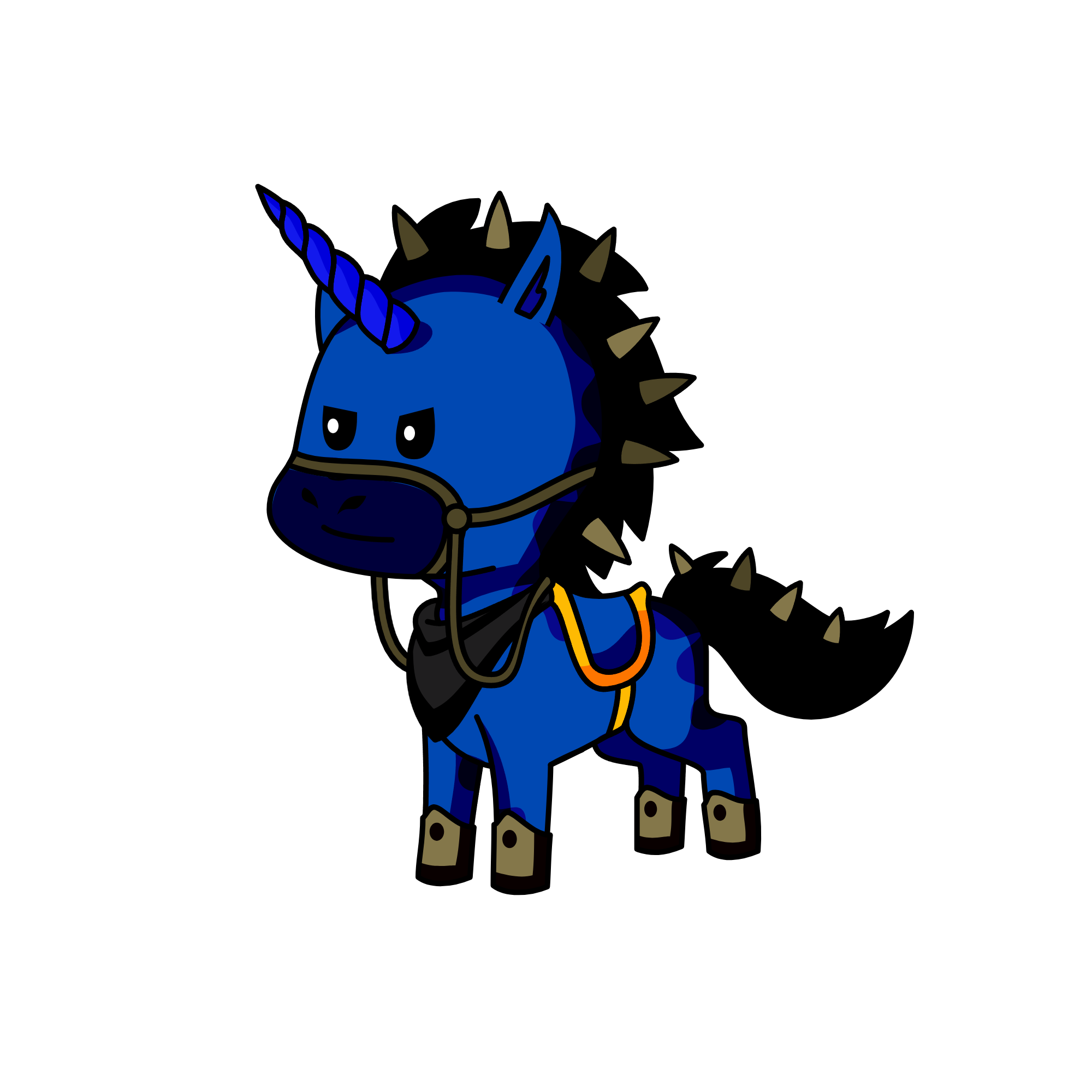Sapphire, the unicorn
