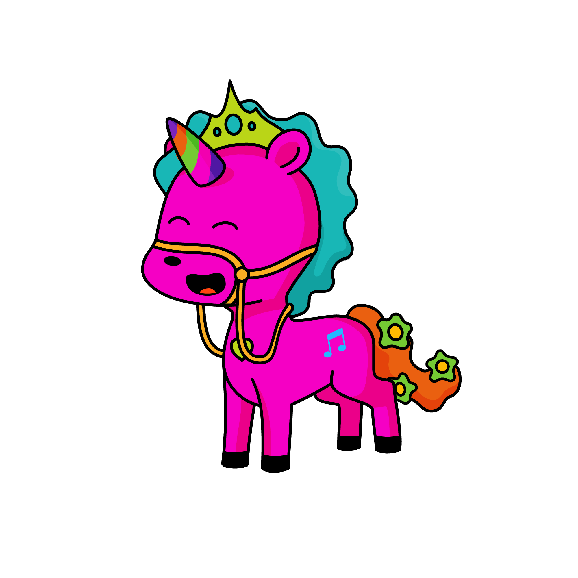 Polkimnjuhby, the unicorn