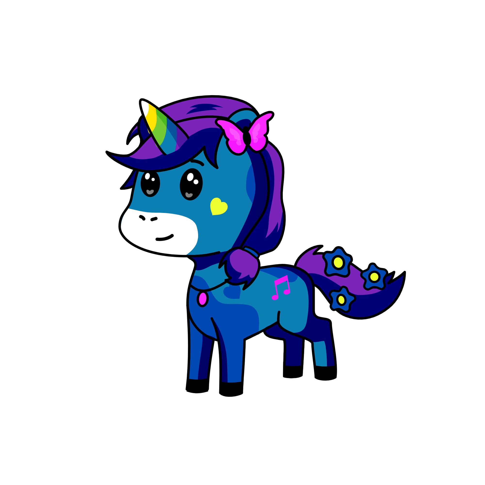 Snow, the unicorn