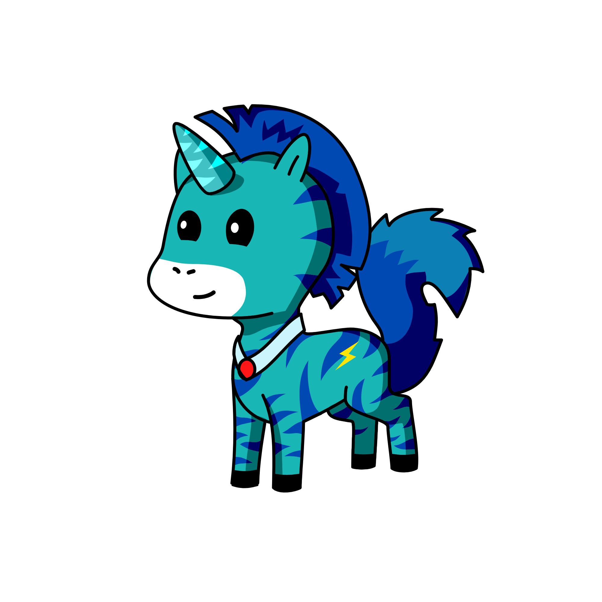 Lightning, the unicorn