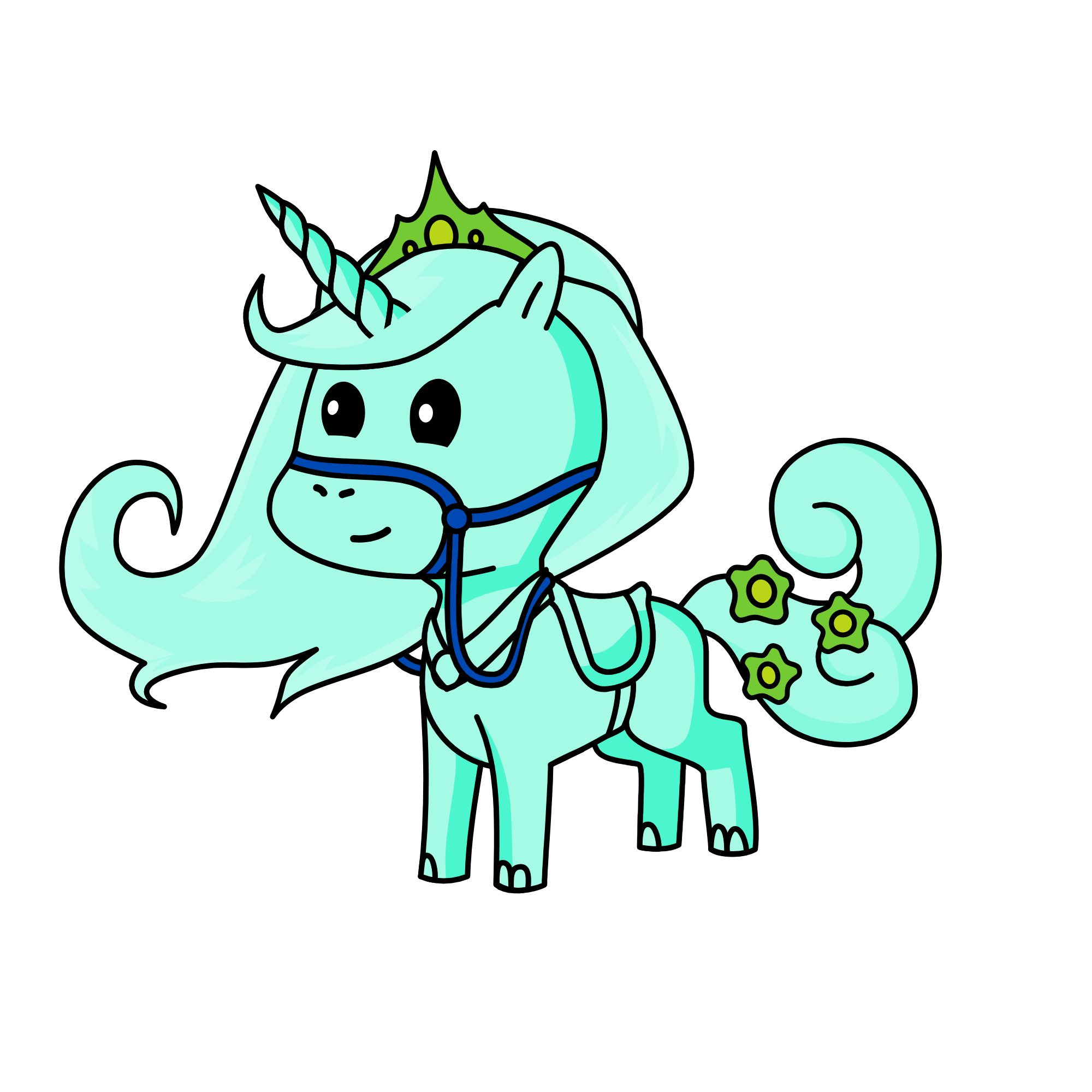 Shamrock, the unicorn