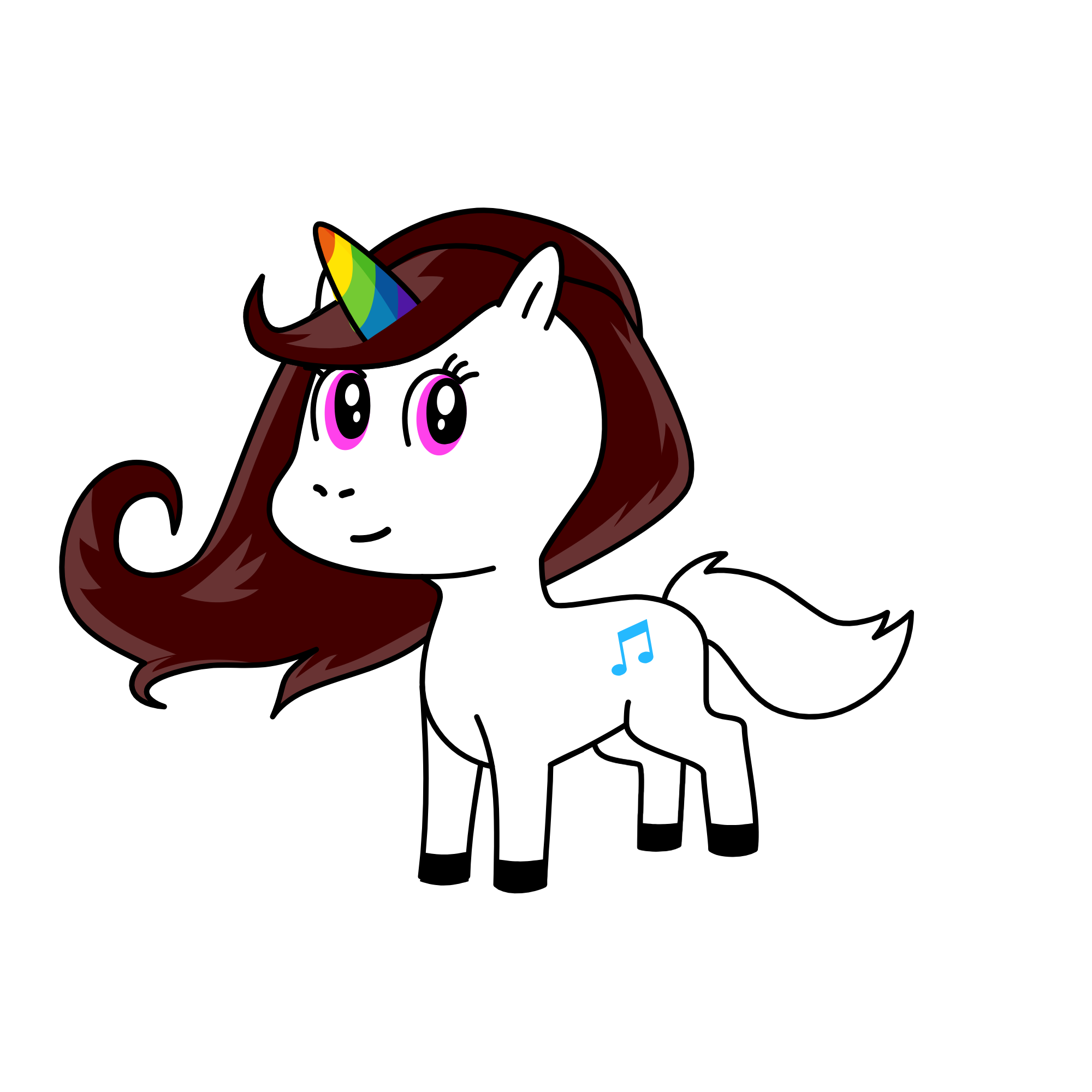 queen snowy, the unicorn