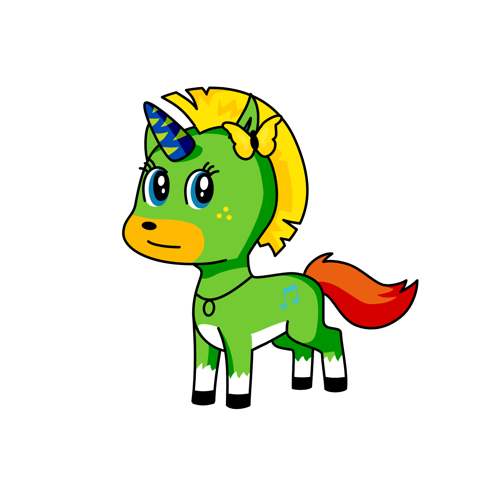 before #2, the unicorn