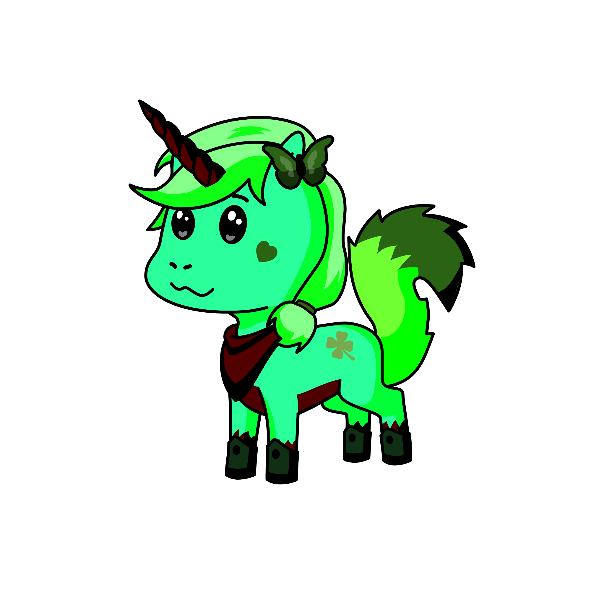 Leafy, the unicorn