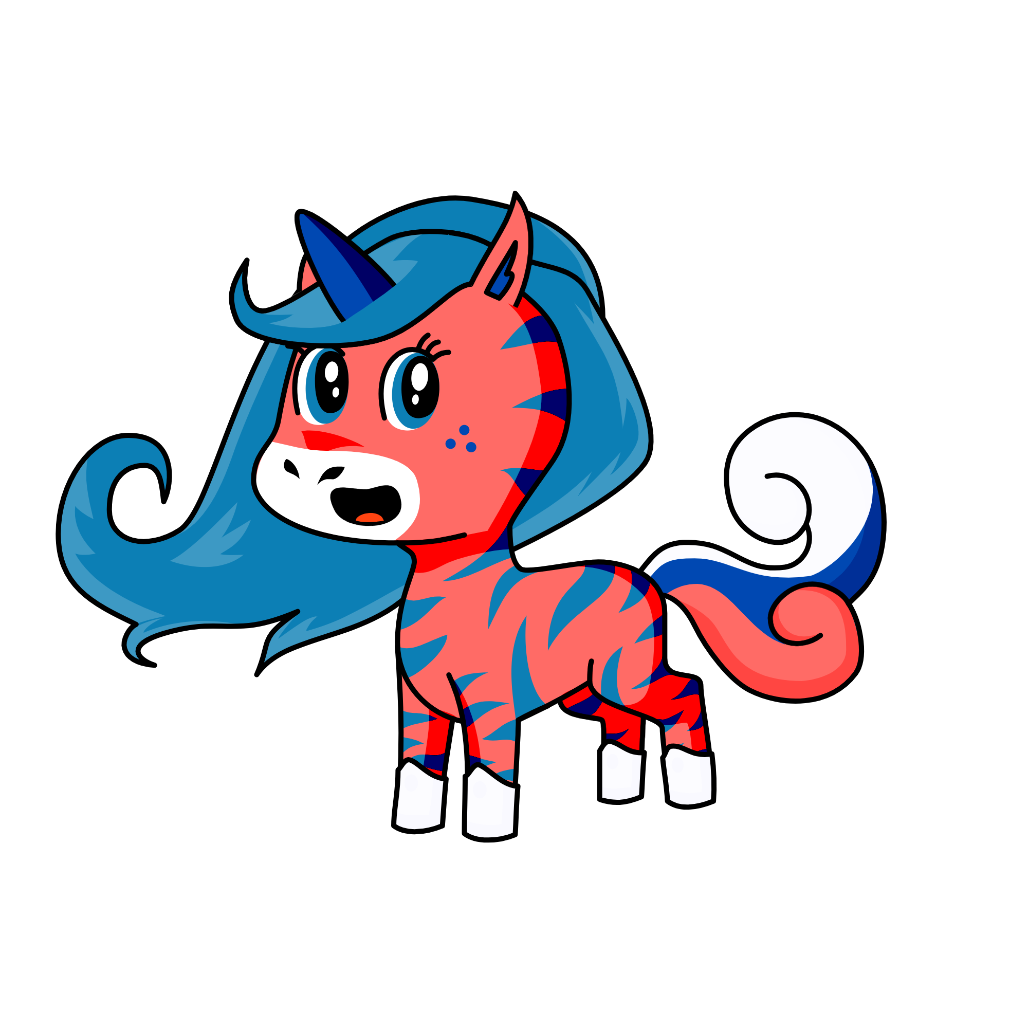 USA opti sailor, the unicorn