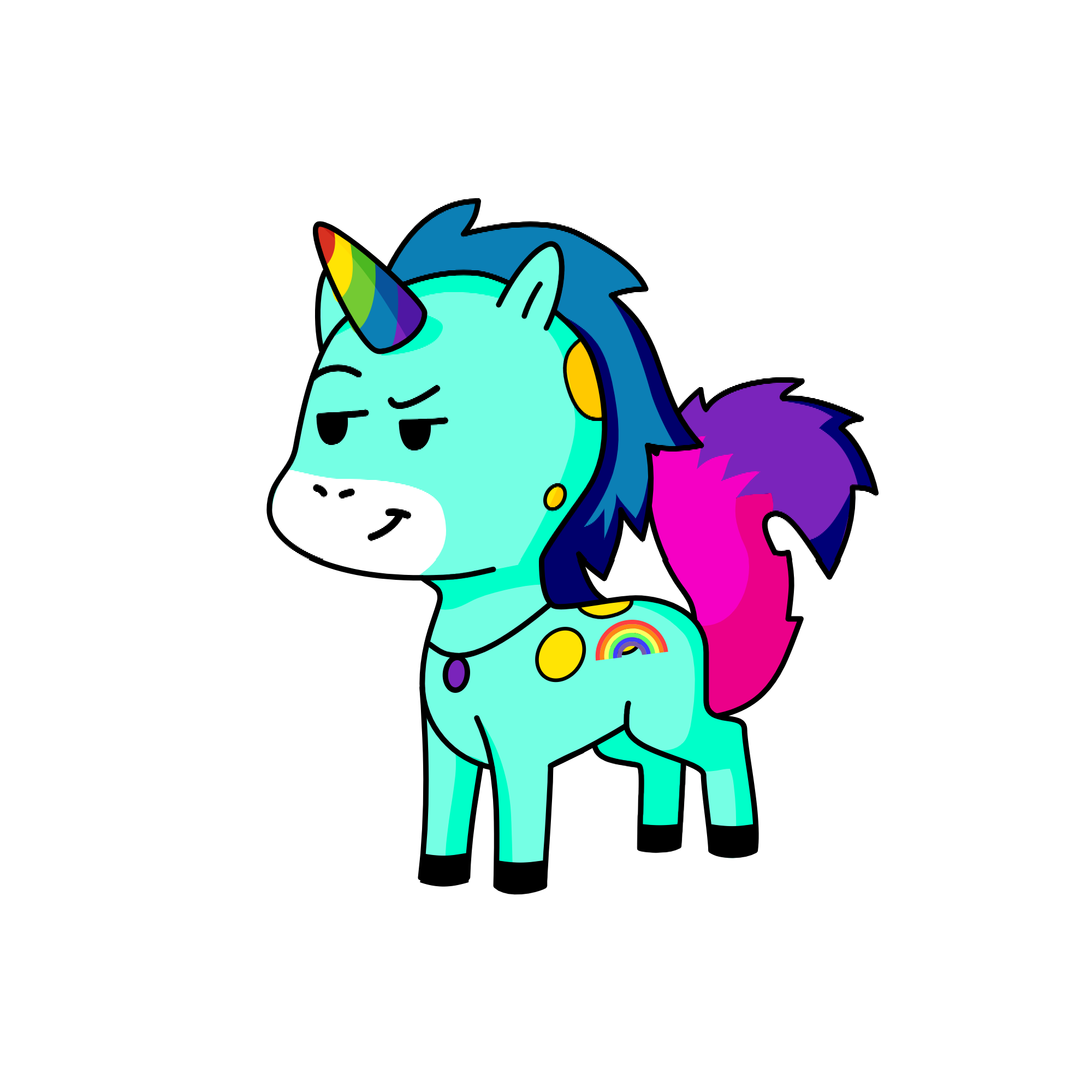 Reignbeau, the unicorn