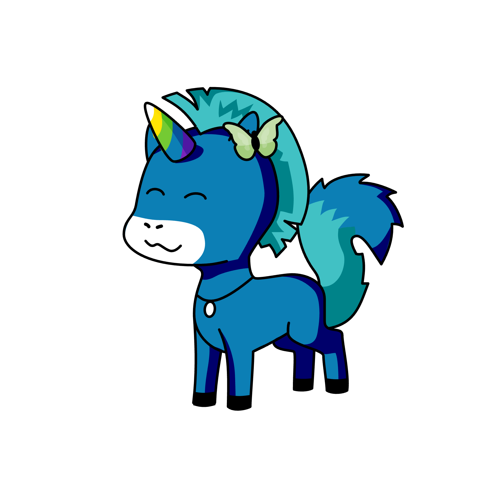 Dotsalot, the unicorn