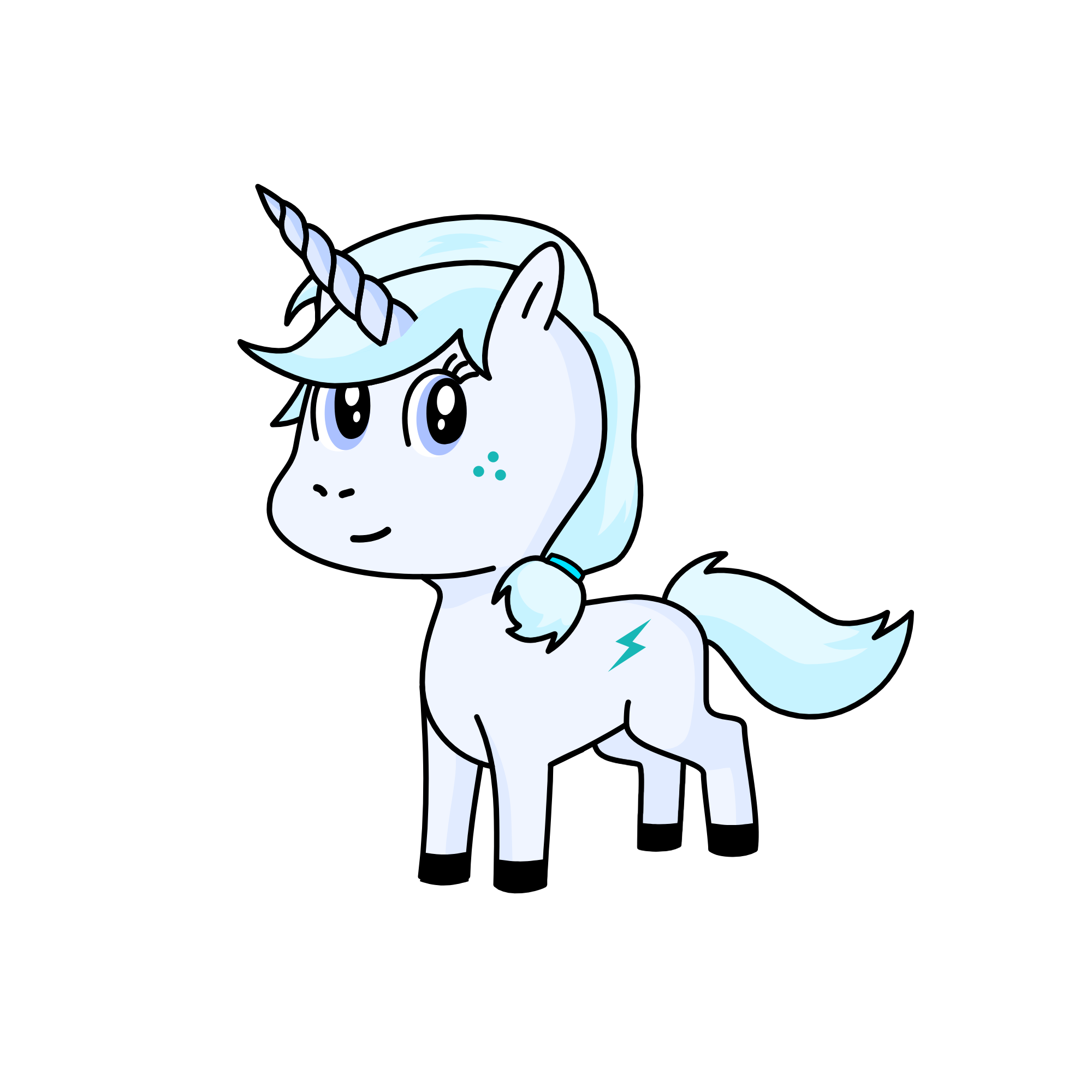 Snowy, the unicorn