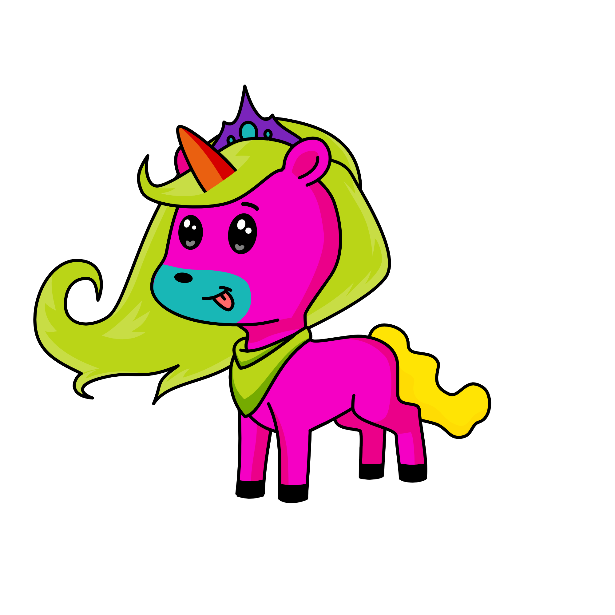 ha ha ha u fell for it, the unicorn