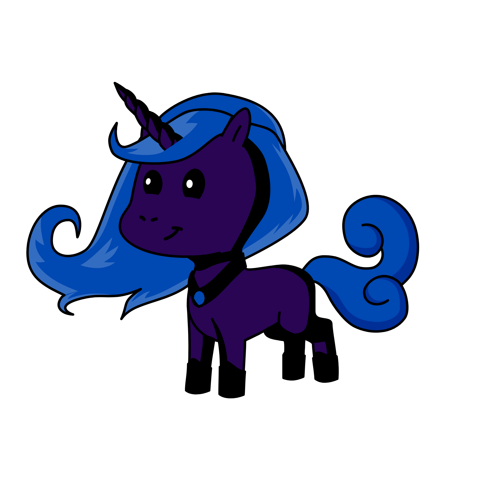 Princess Luna, the unicorn