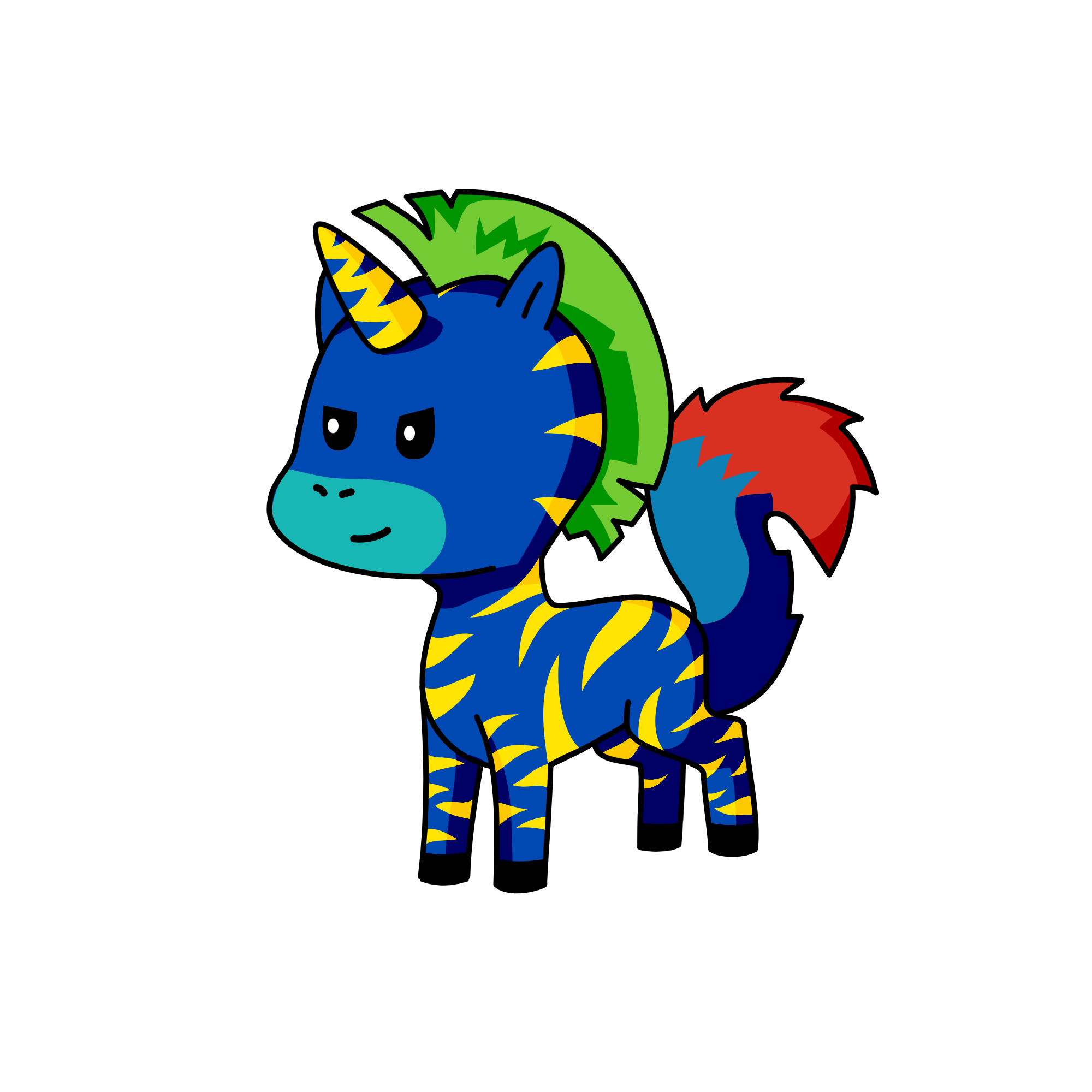 Slippo, the unicorn