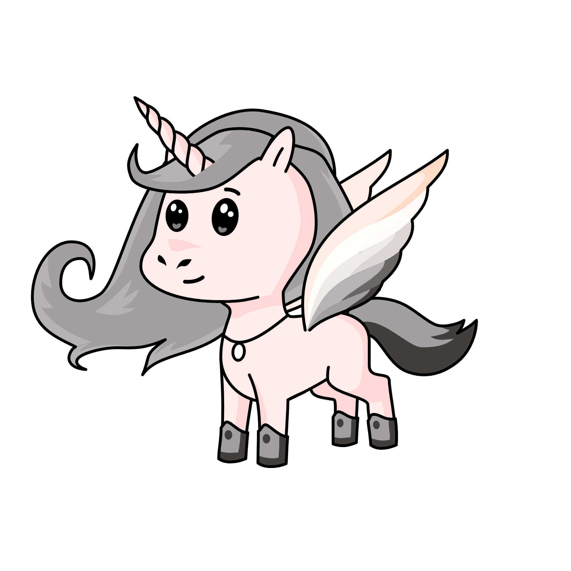 Dawn, the unicorn