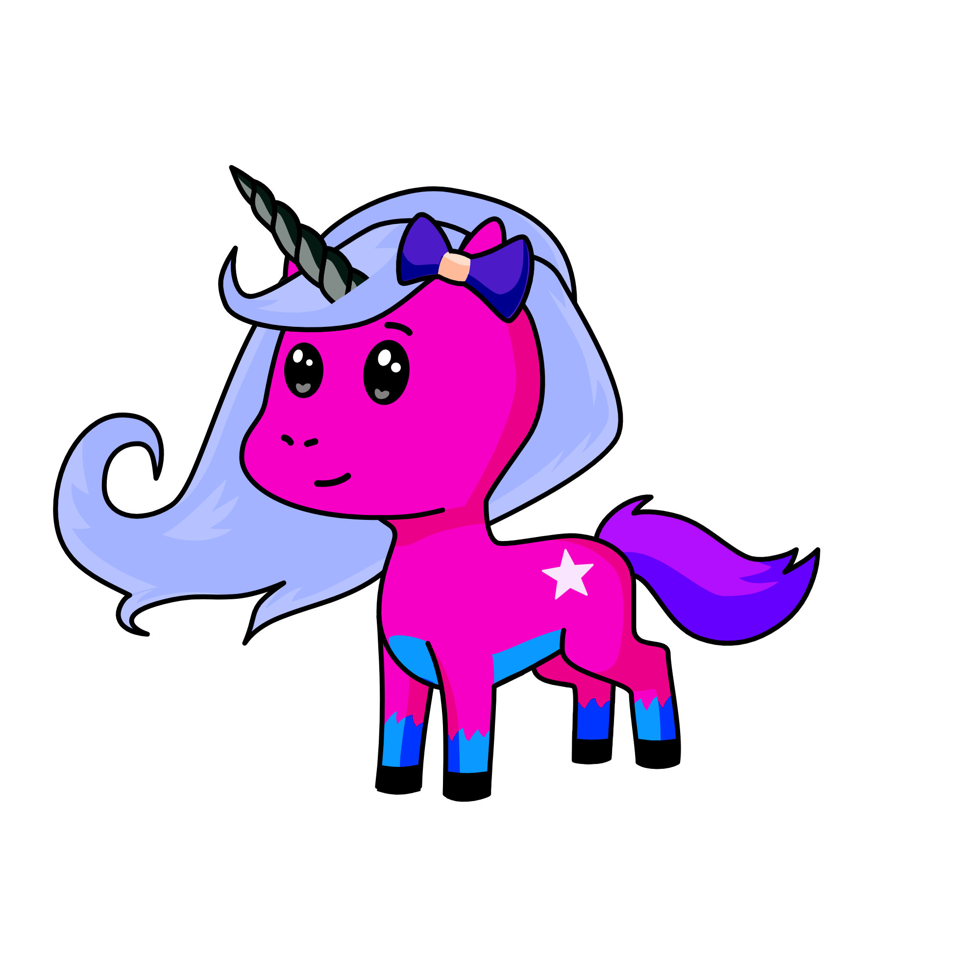 fluffy, the unicorn
