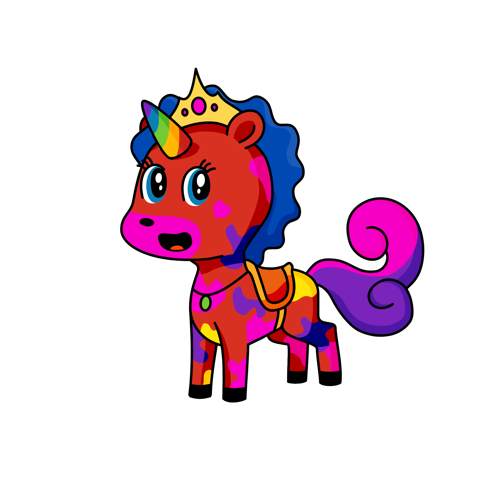 cupcake, the unicorn
