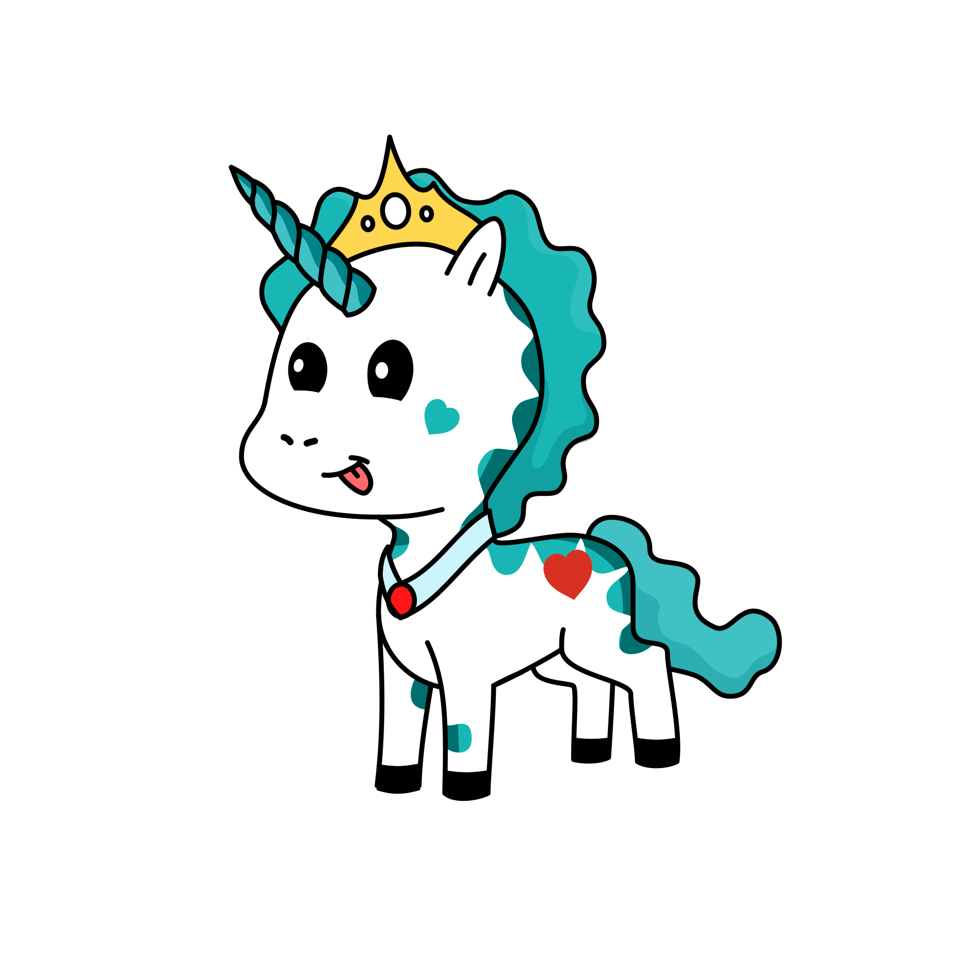 lady glittersparkles , the unicorn