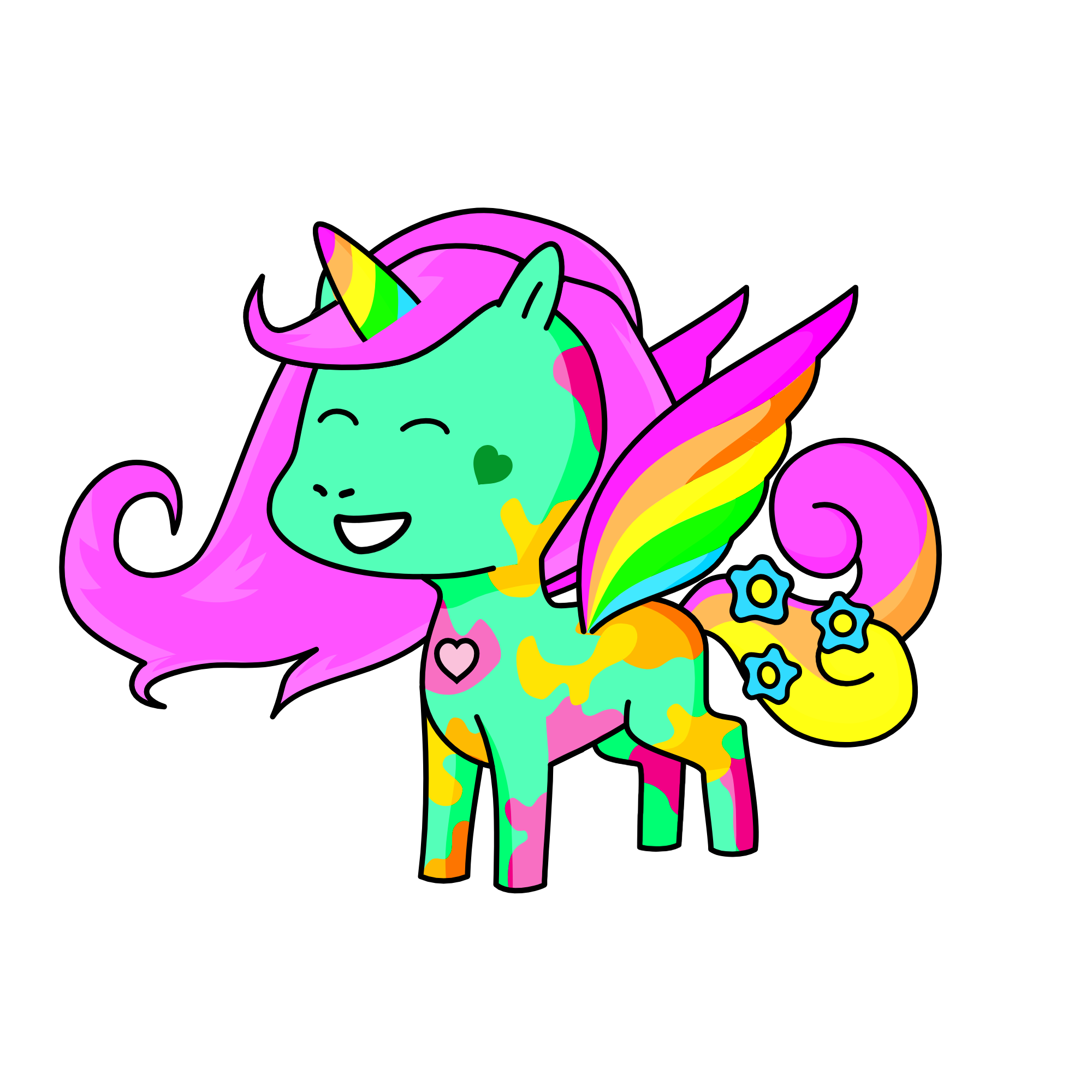 God's Promise, the unicorn