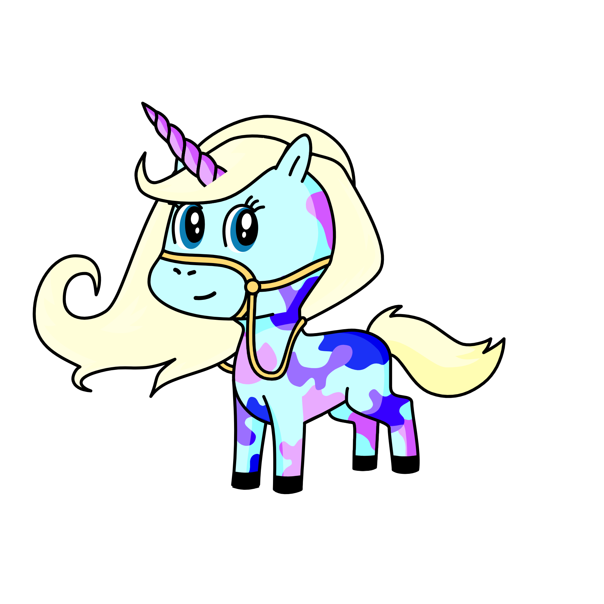 pastel, the unicorn