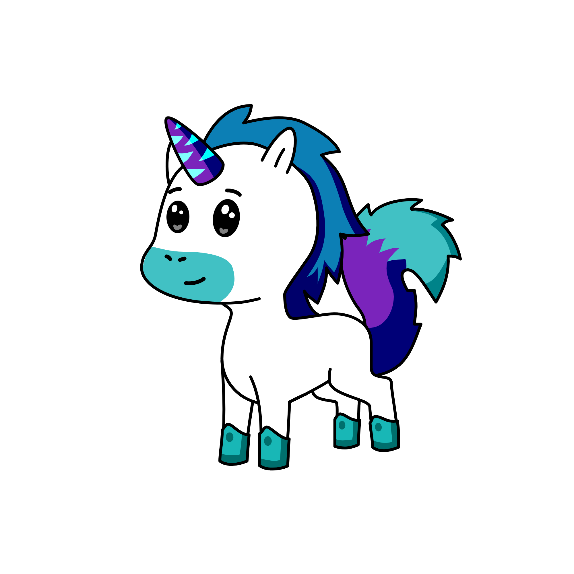 Snowy, the unicorn