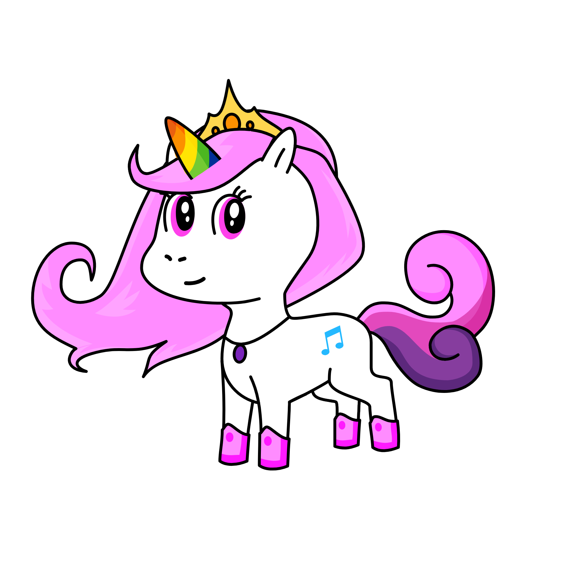 A, the unicorn