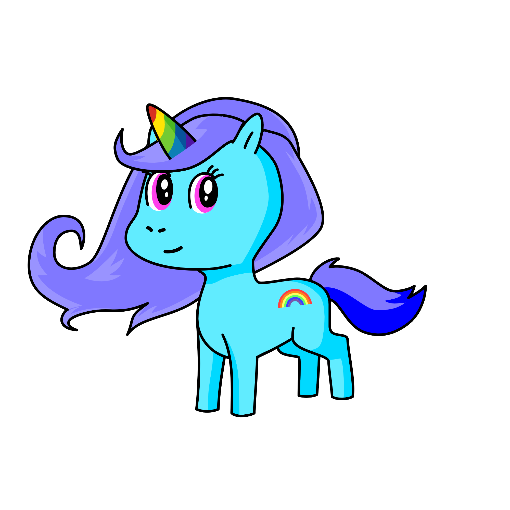 радуга, the unicorn