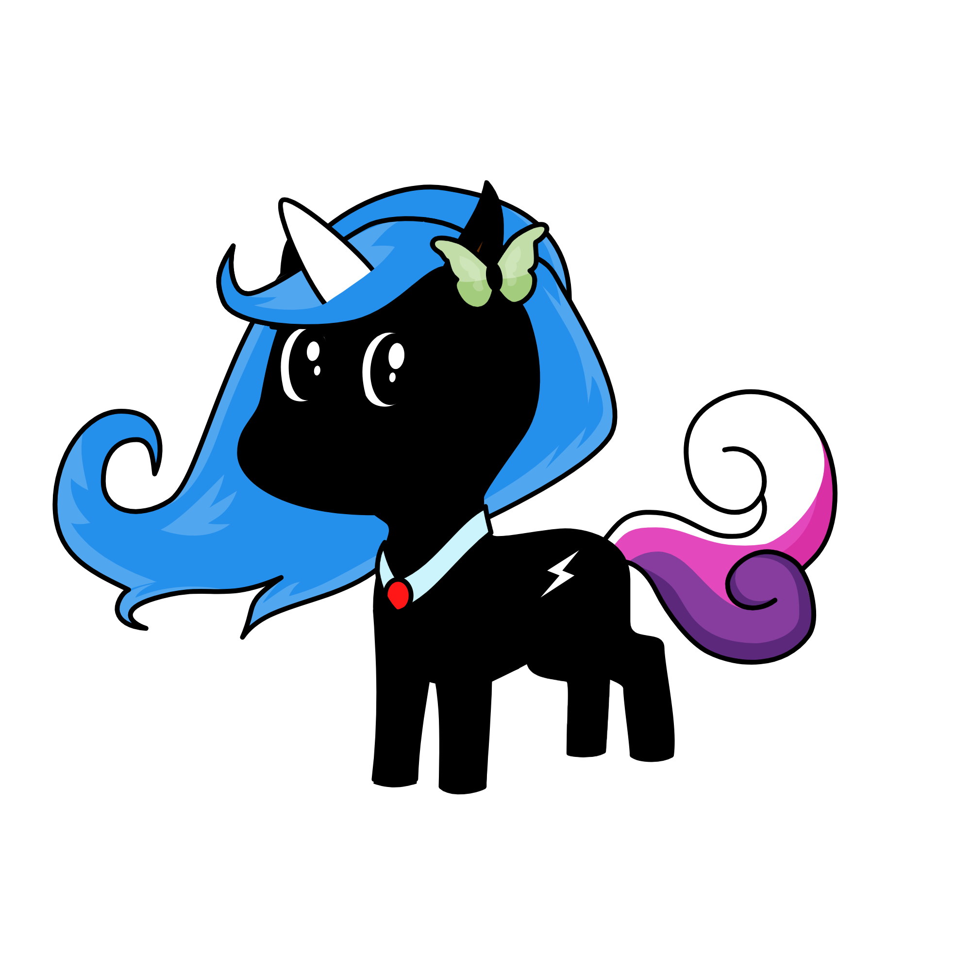 Midnight bird, the unicorn