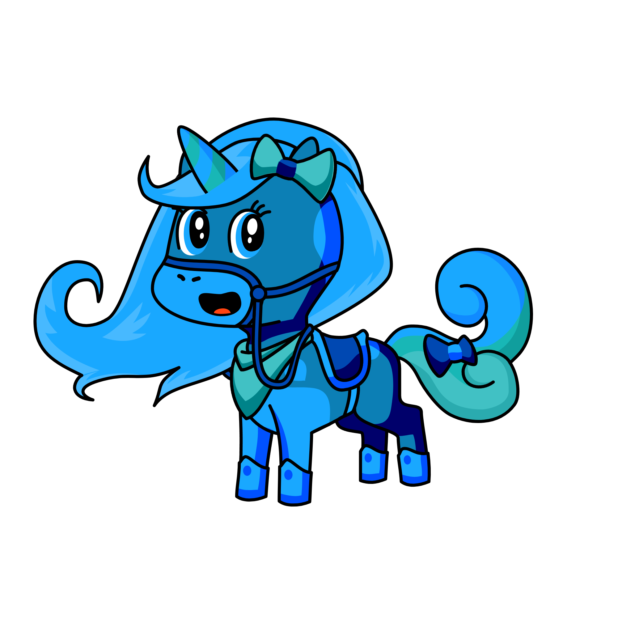 Oscuridad, the unicorn