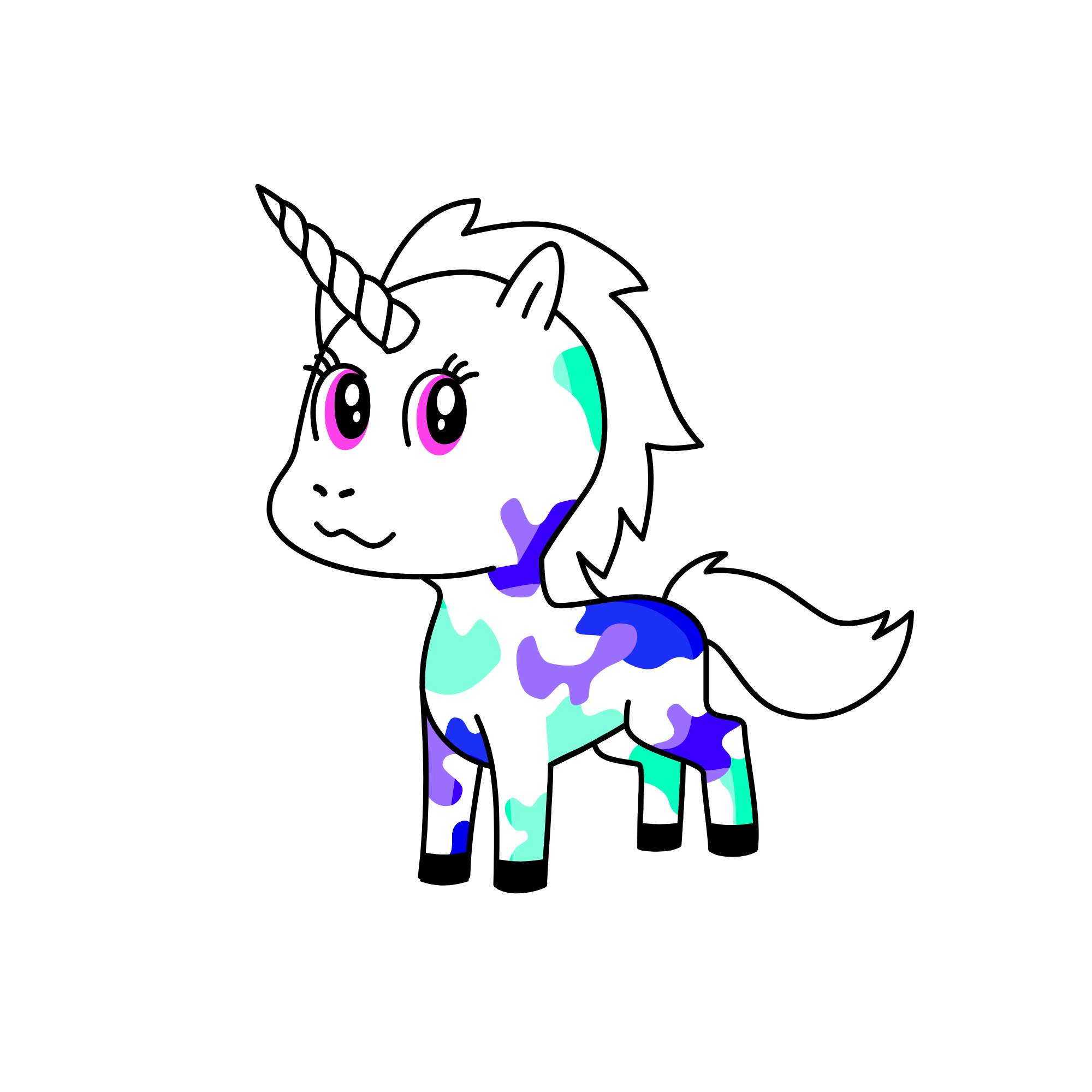pinky, the unicorn