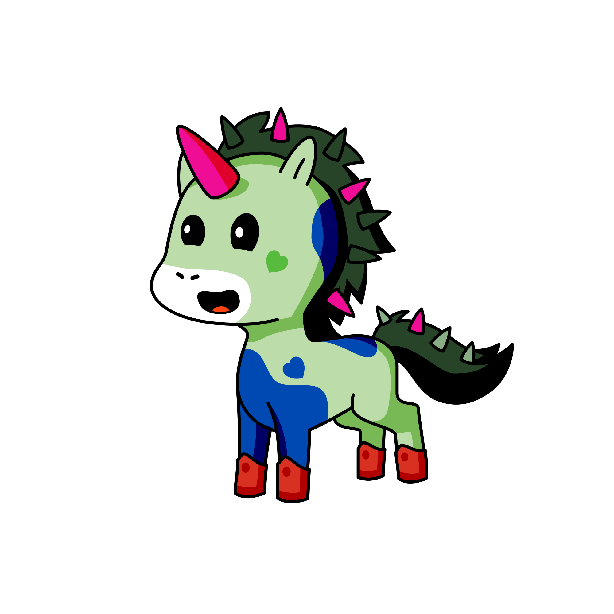 unicorn hoofs, the unicorn