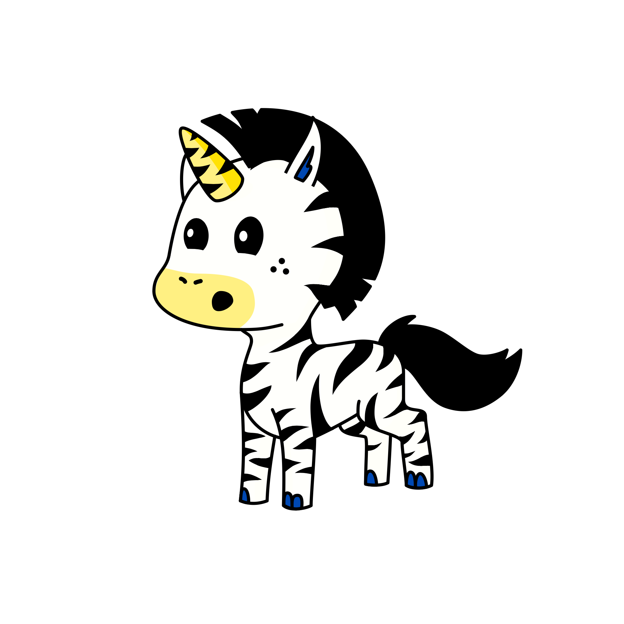 Oops! ZEBRAcorn!, the unicorn