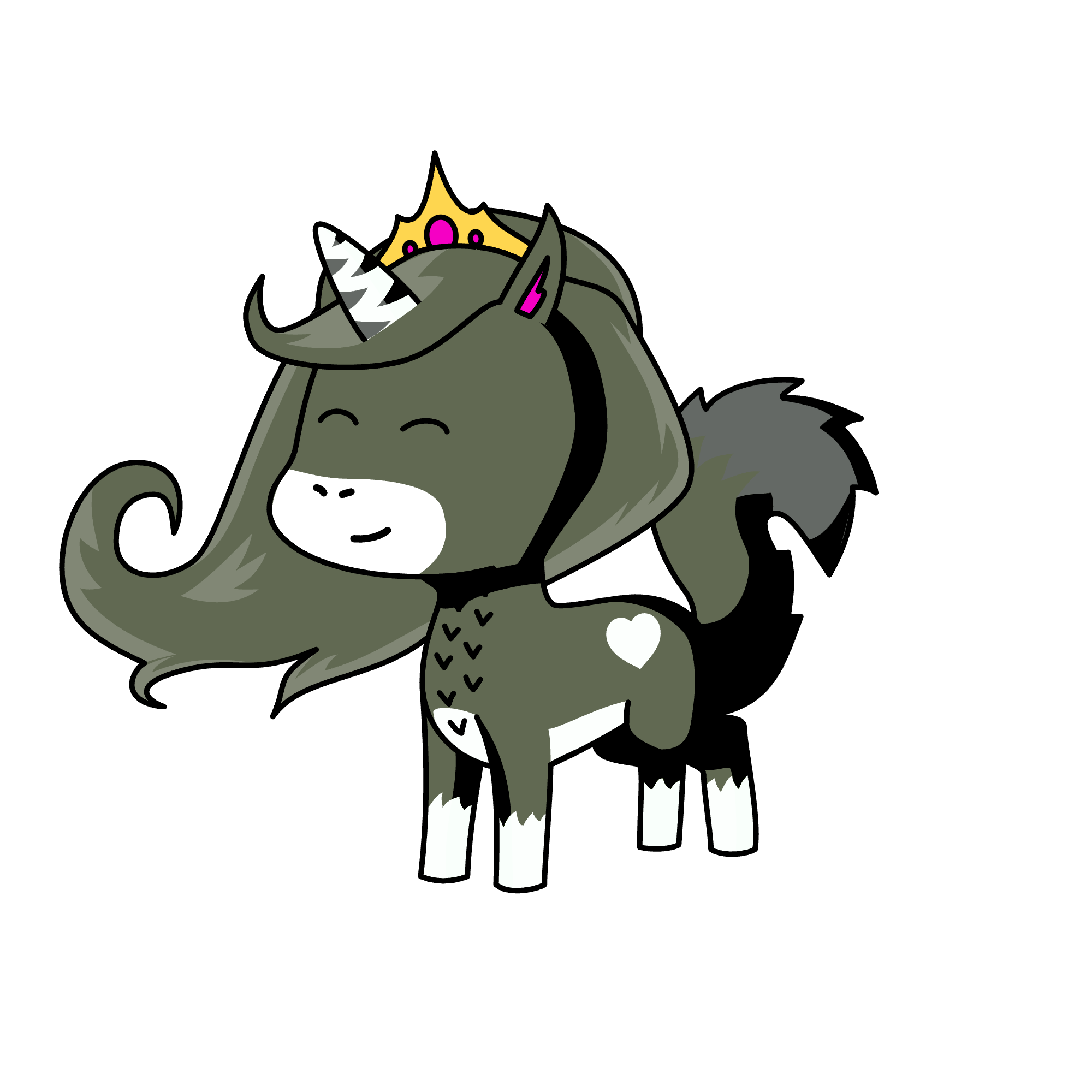 Misty, the unicorn