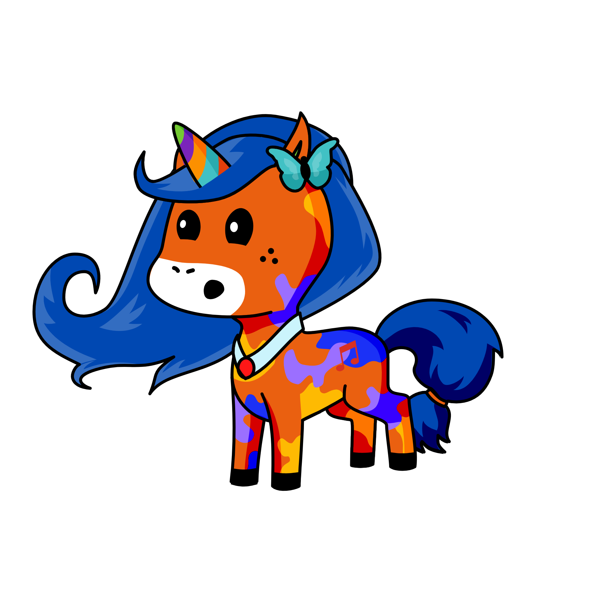 Hally, the unicorn
